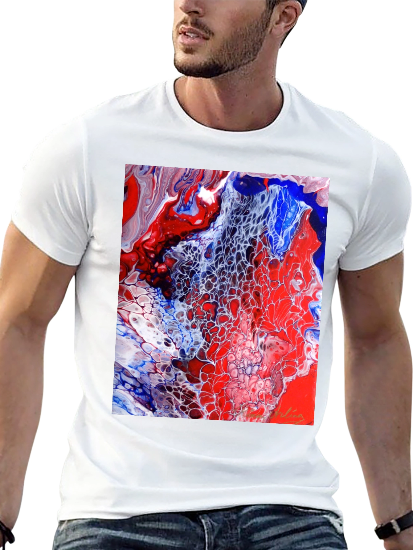 Abstract Art Print T-Shirt