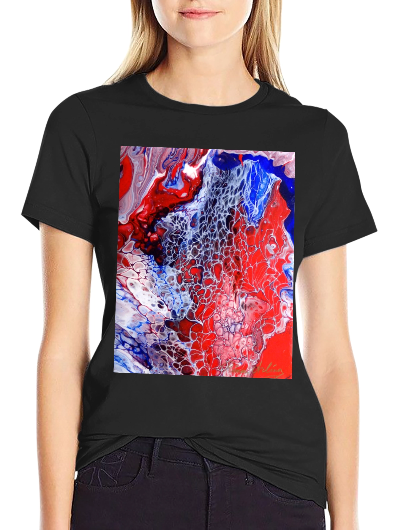 Abstract Art Print T-Shirt