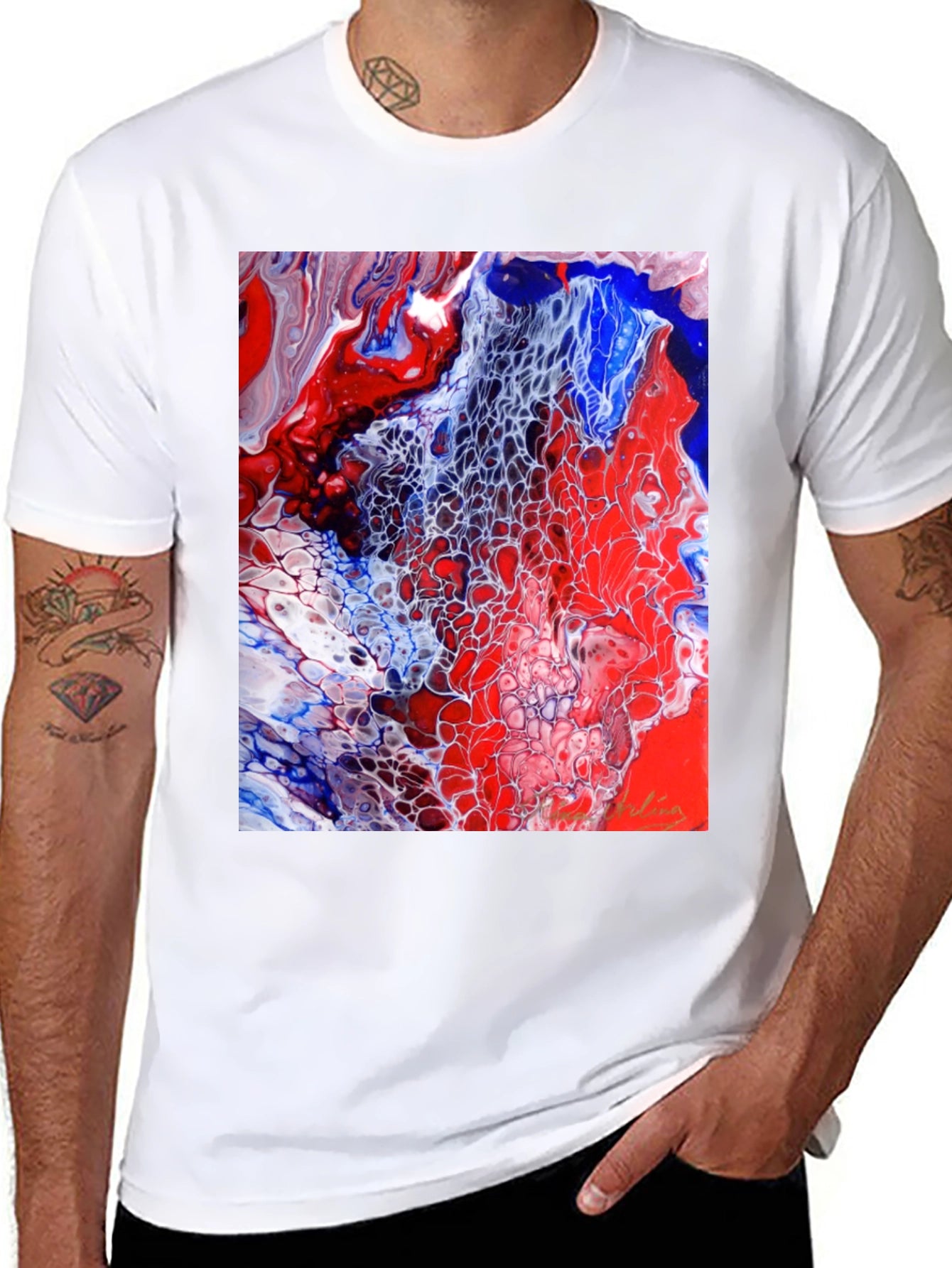 Abstract Art Print T-Shirt