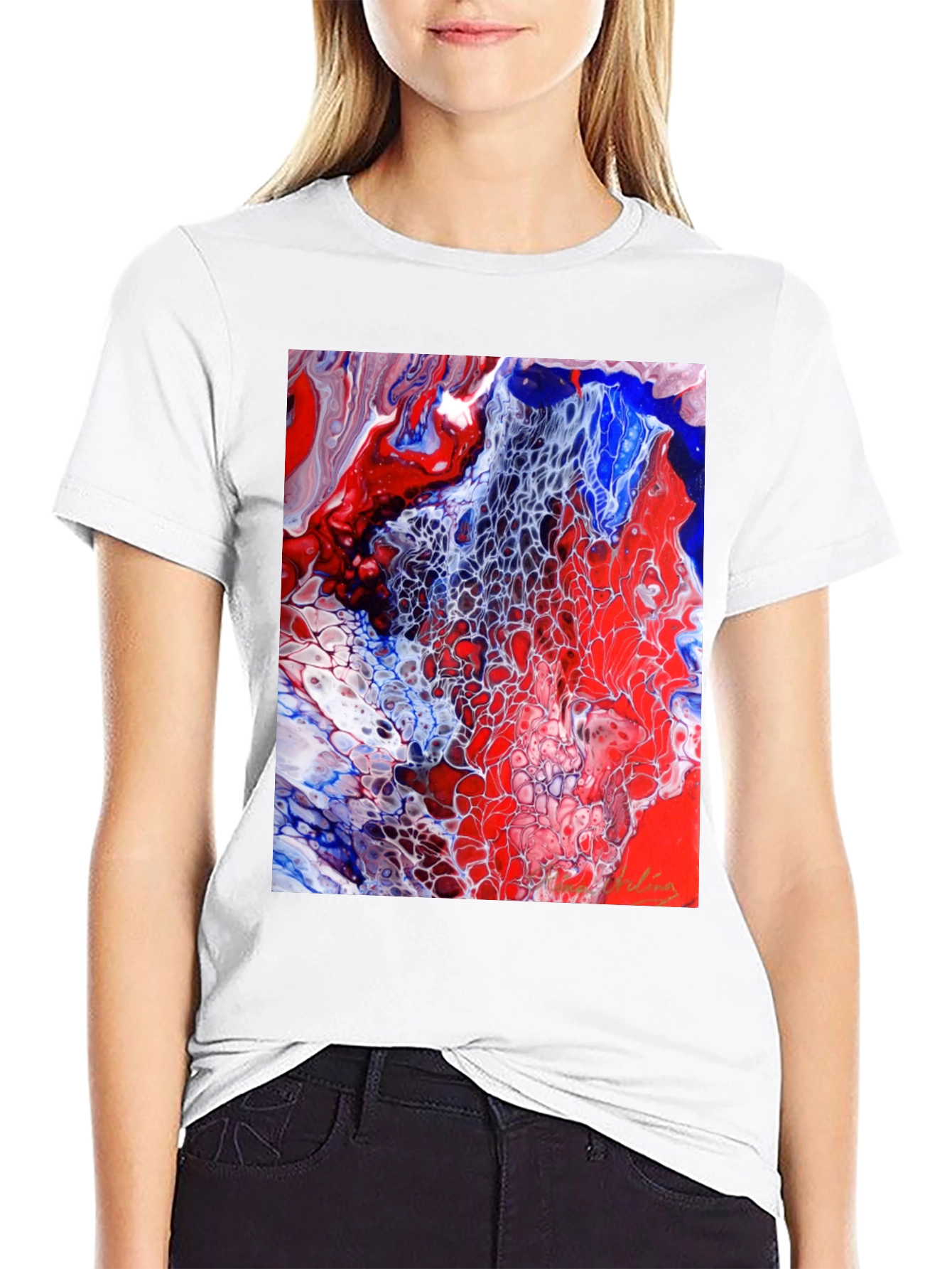 Abstract Art Print T-Shirt