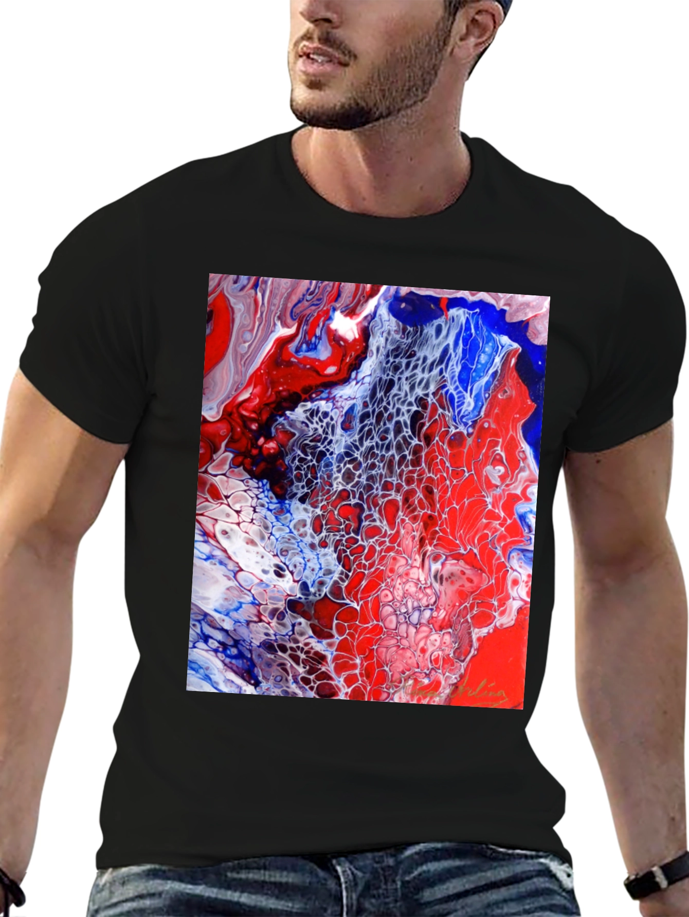 Abstract Art Print T-Shirt