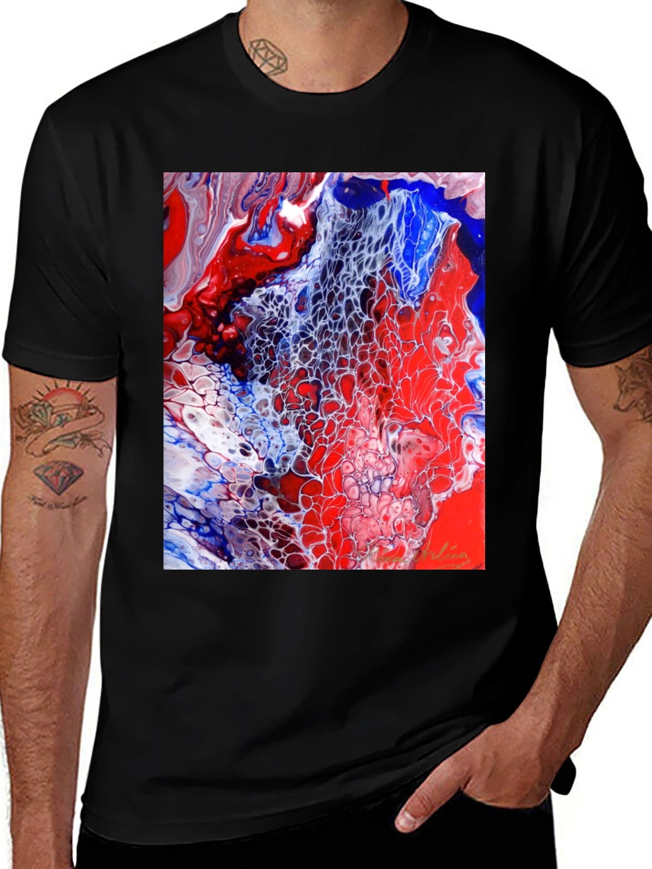 Abstract Art Print T-Shirt