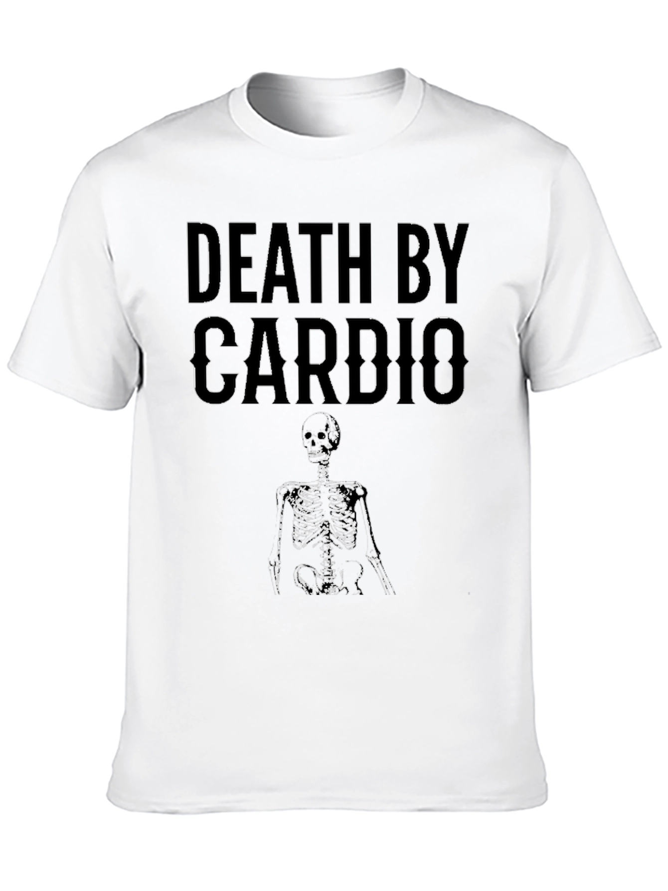 Death by Cardio T-Shirt - Funny Workout Tee