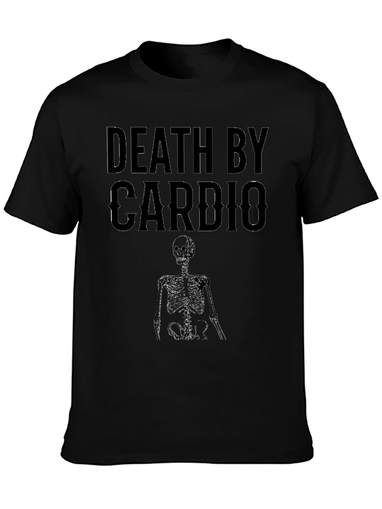 Death by Cardio T-Shirt - Funny Workout Tee