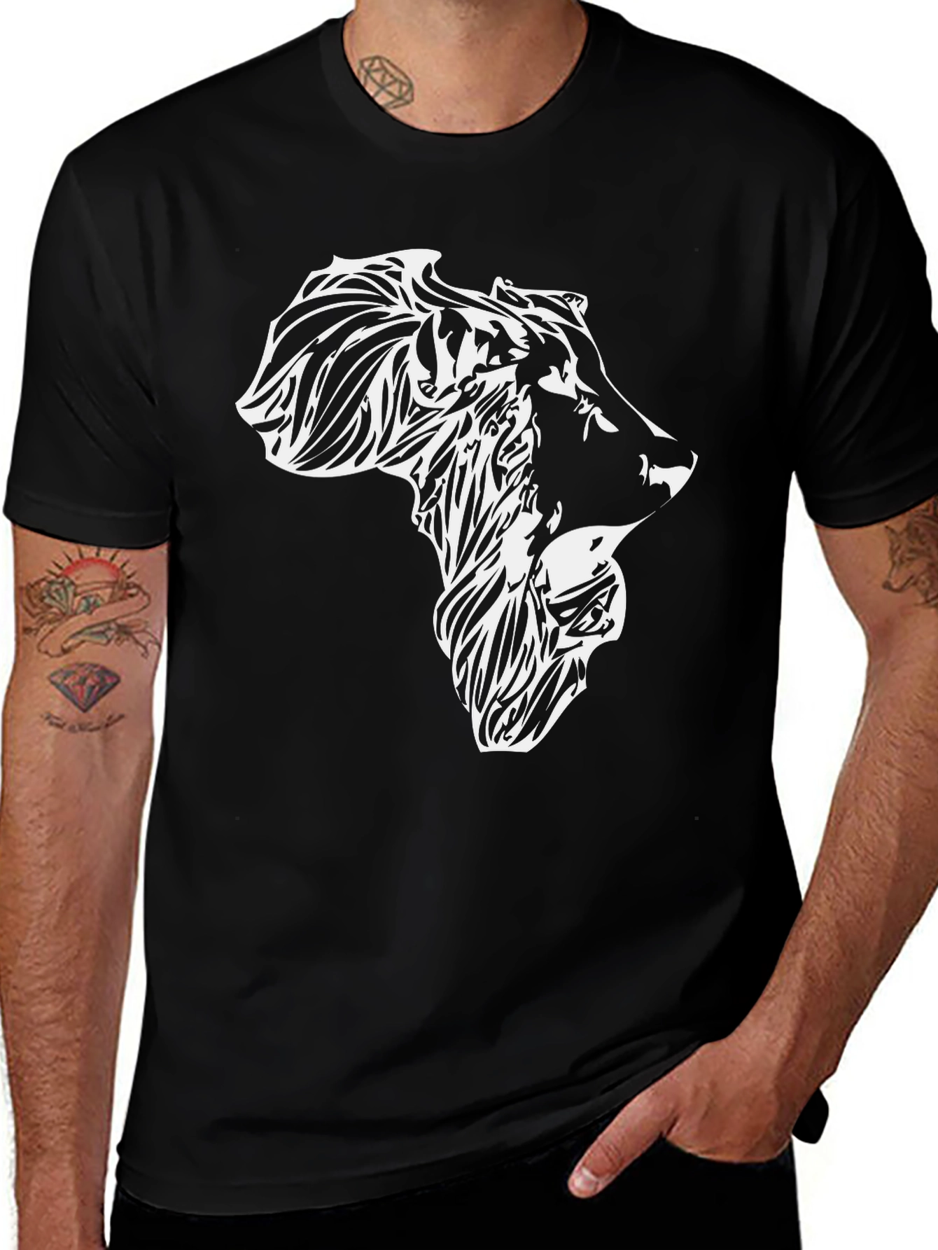 Africa Lion T-Shirt - Stylish Graphic Tee