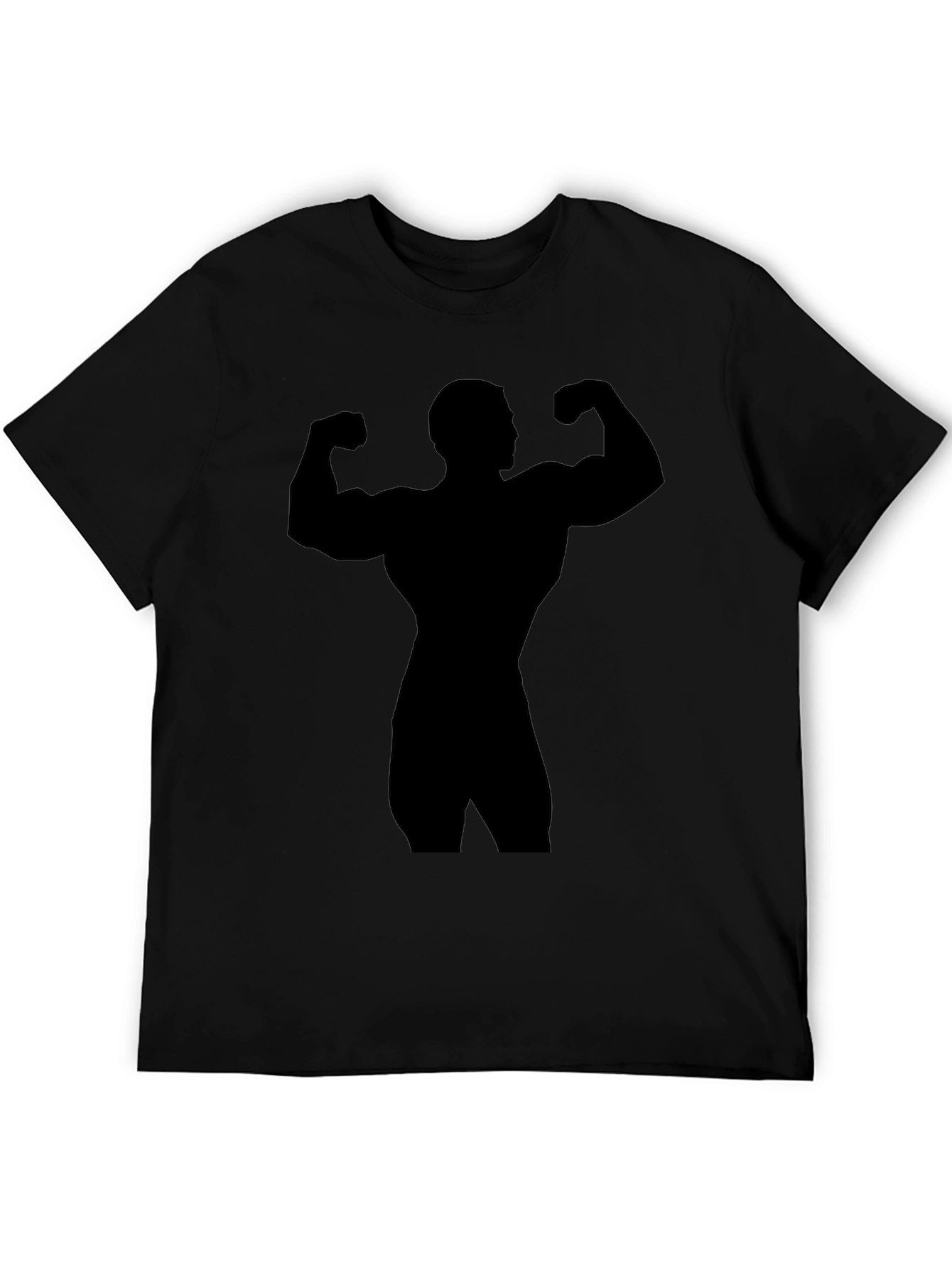 Muscle Man Graphic Tee - Black