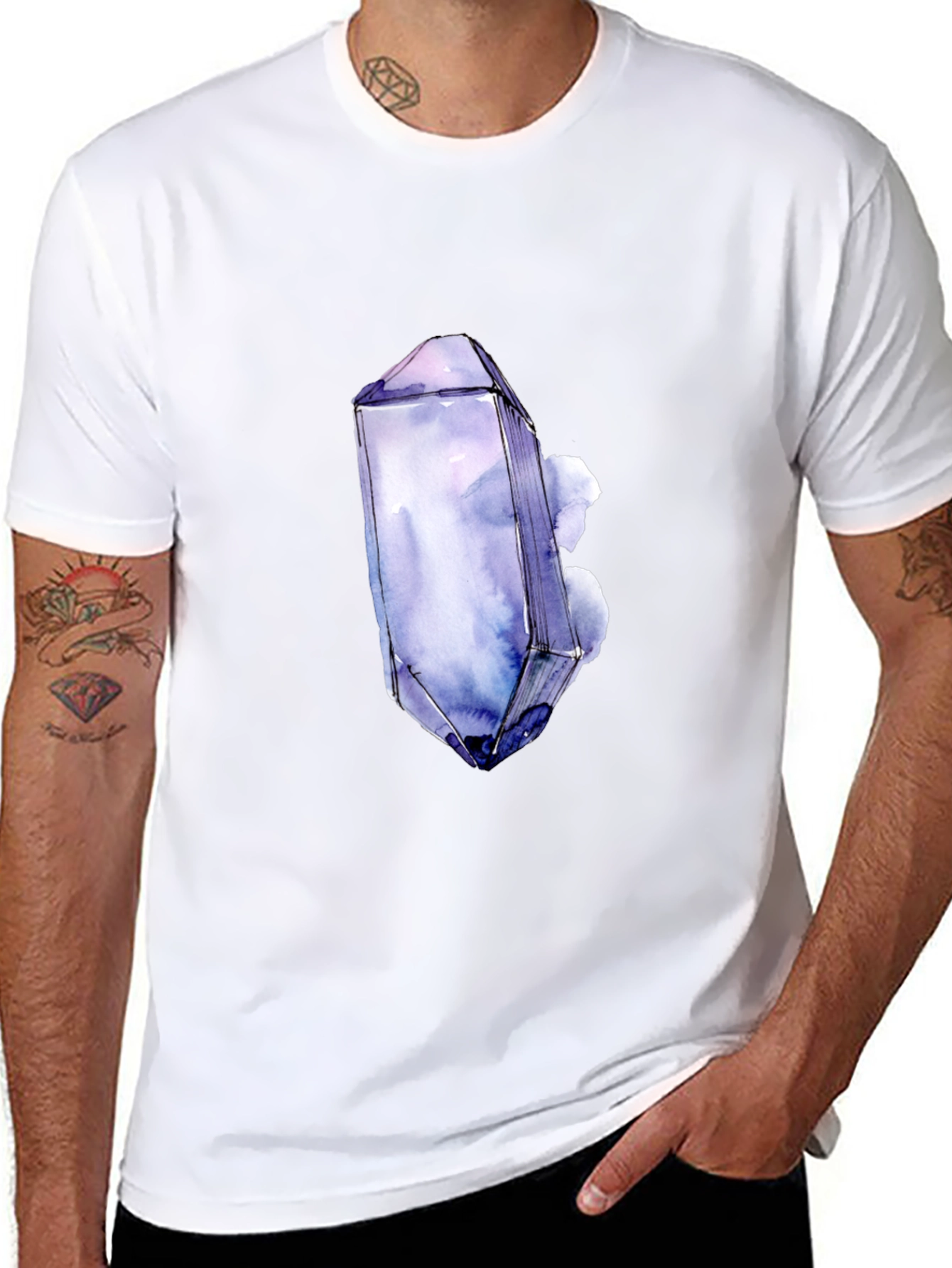 Crystal Graphic T-Shirt - Unique Design