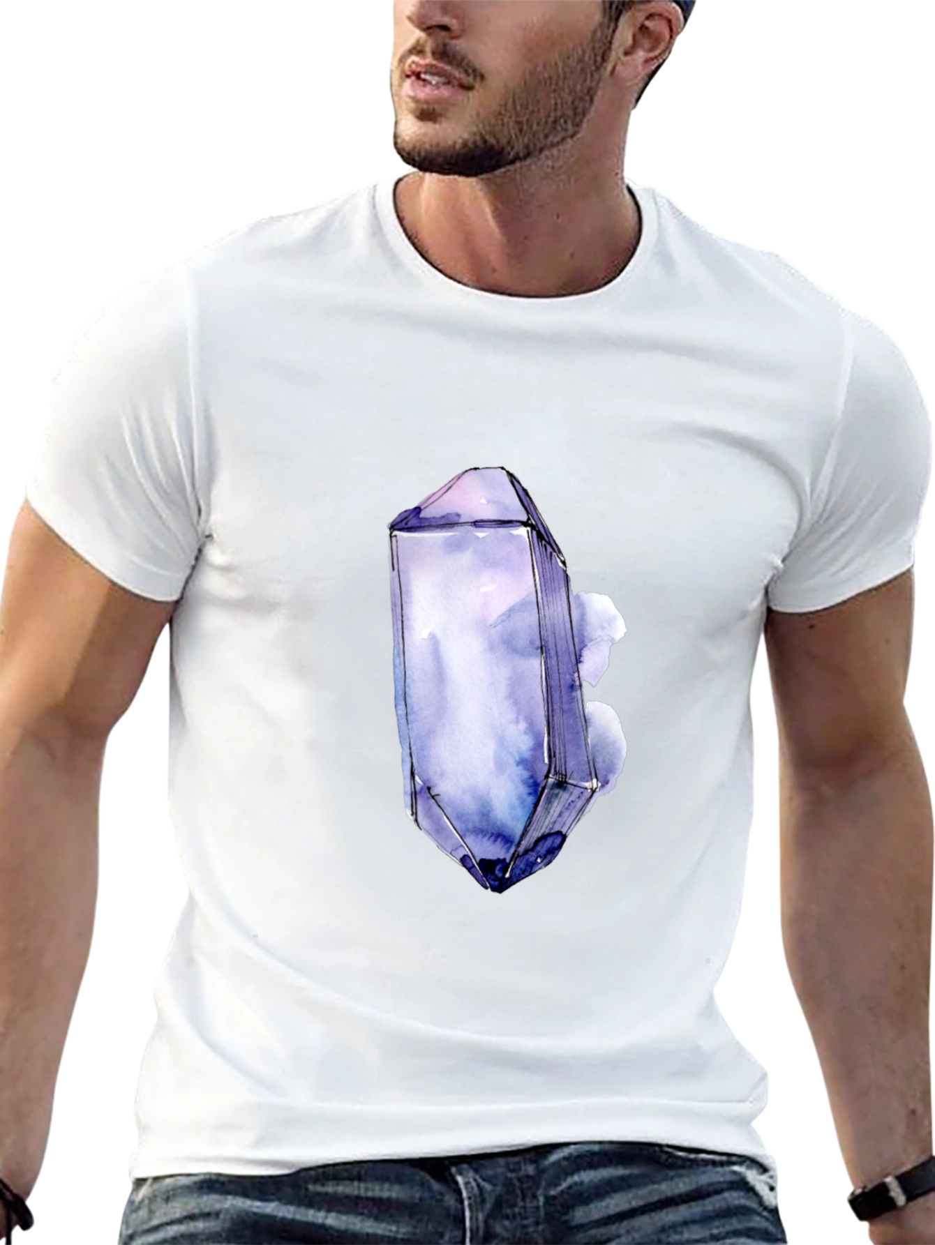 Crystal Graphic T-Shirt - Unique Design