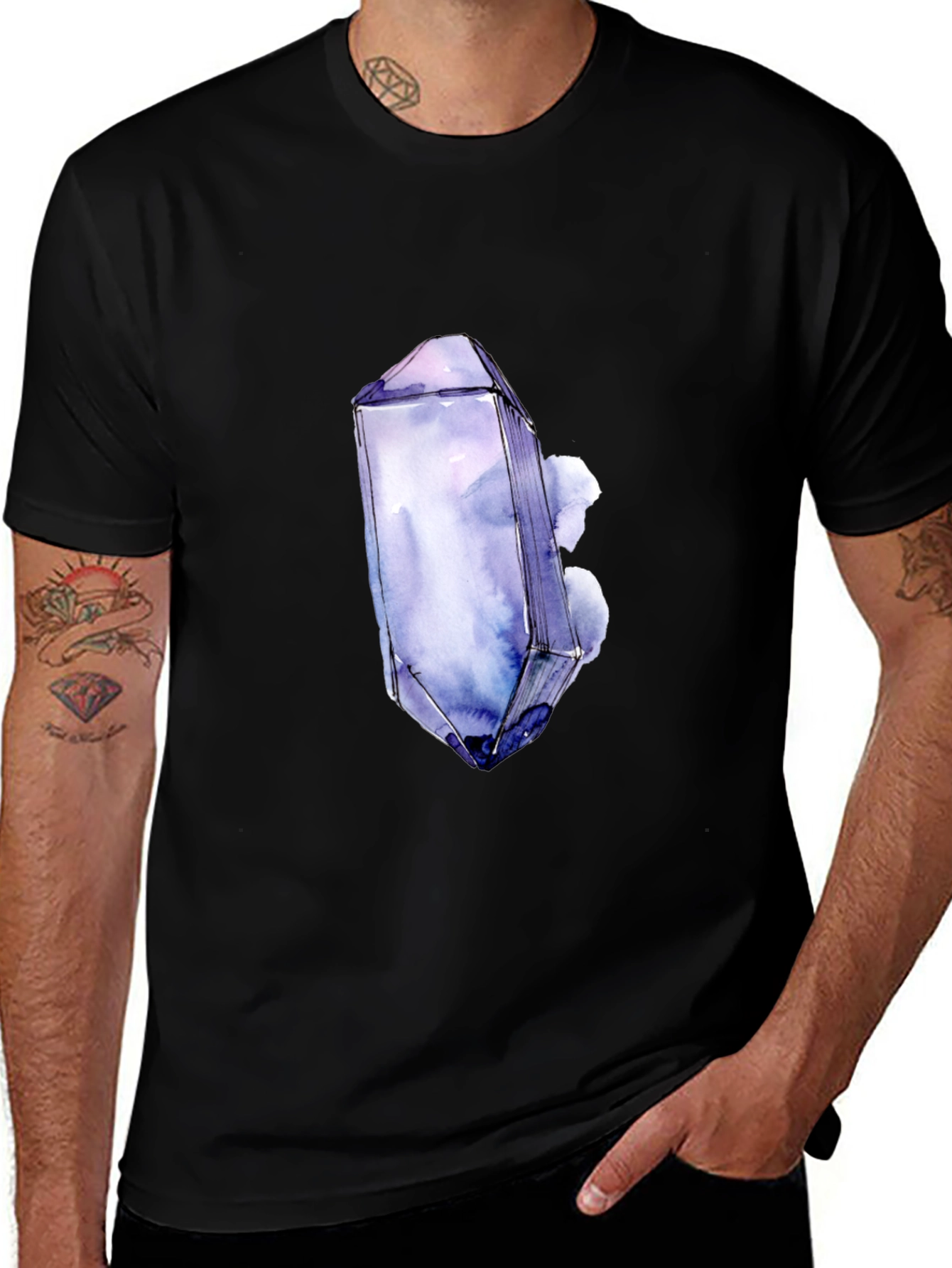 Crystal Graphic T-Shirt - Unique Design