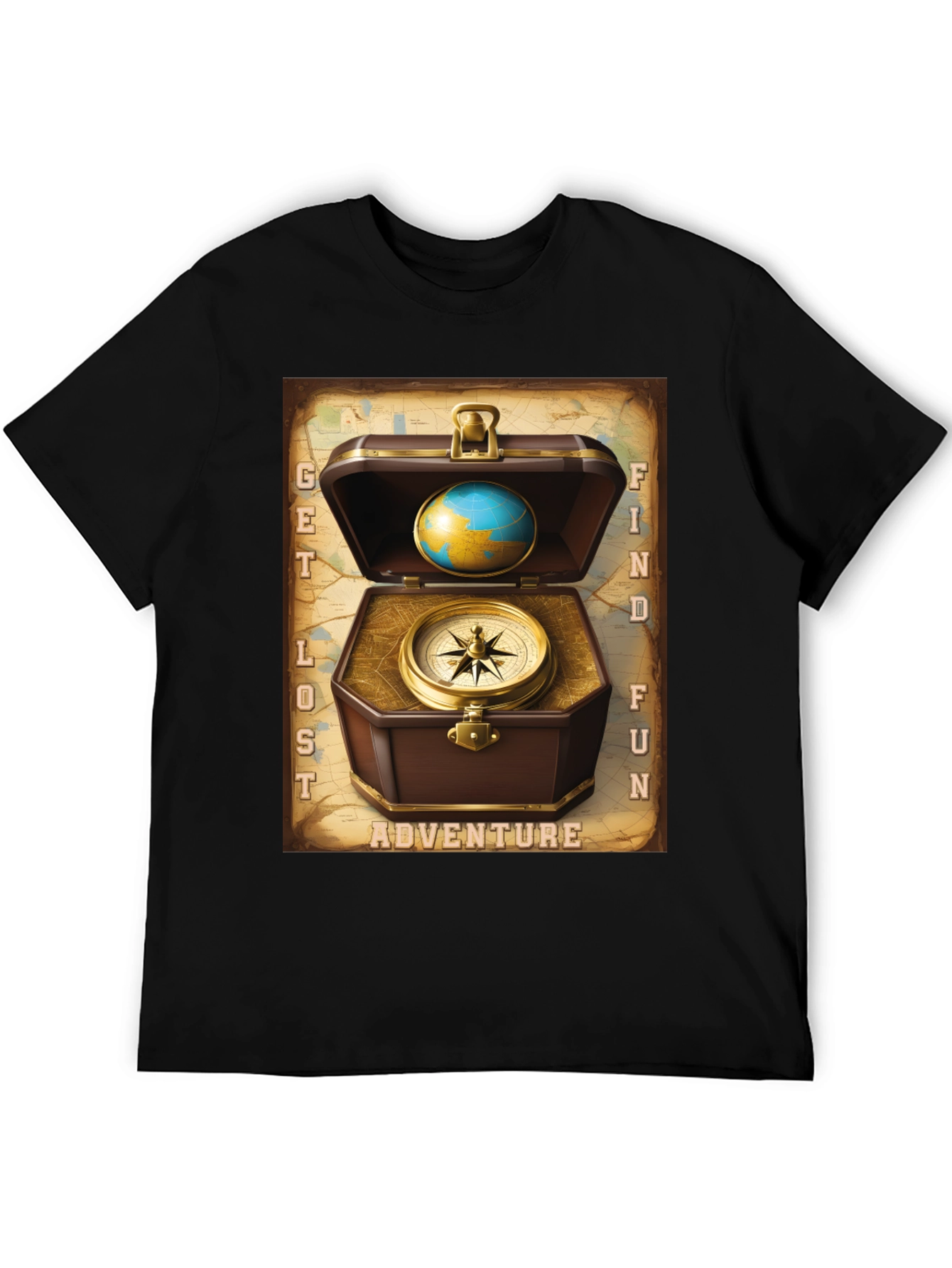 Adventure Seeker Graphic Tee - Get Lost Find Fun