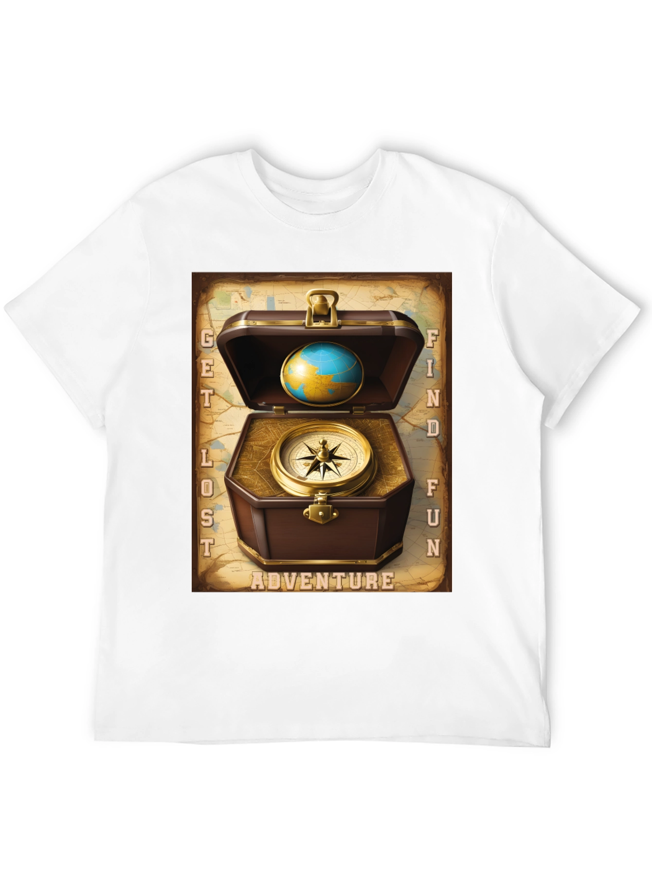 Adventure Seeker Graphic Tee - Get Lost Find Fun