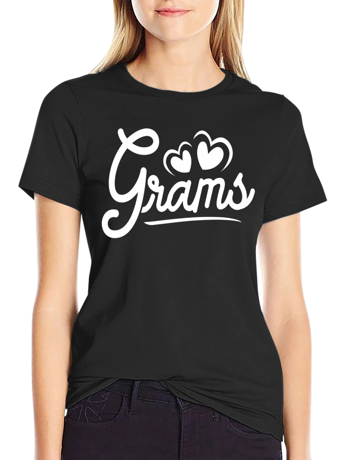 Grams Love Hearts Graphic T-Shirt