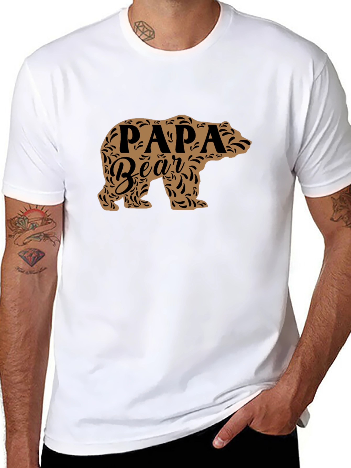 Papa Bear T-Shirt - Fathers Day Gift