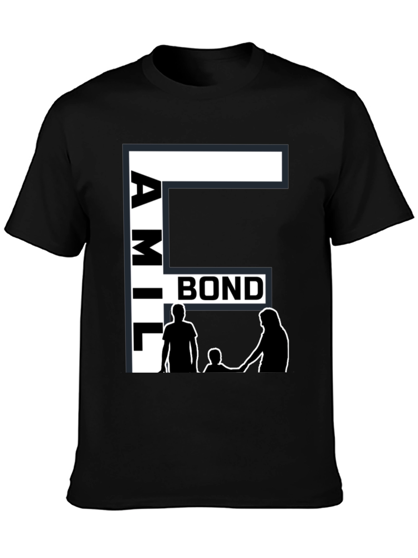 Family Bond Black T-Shirt