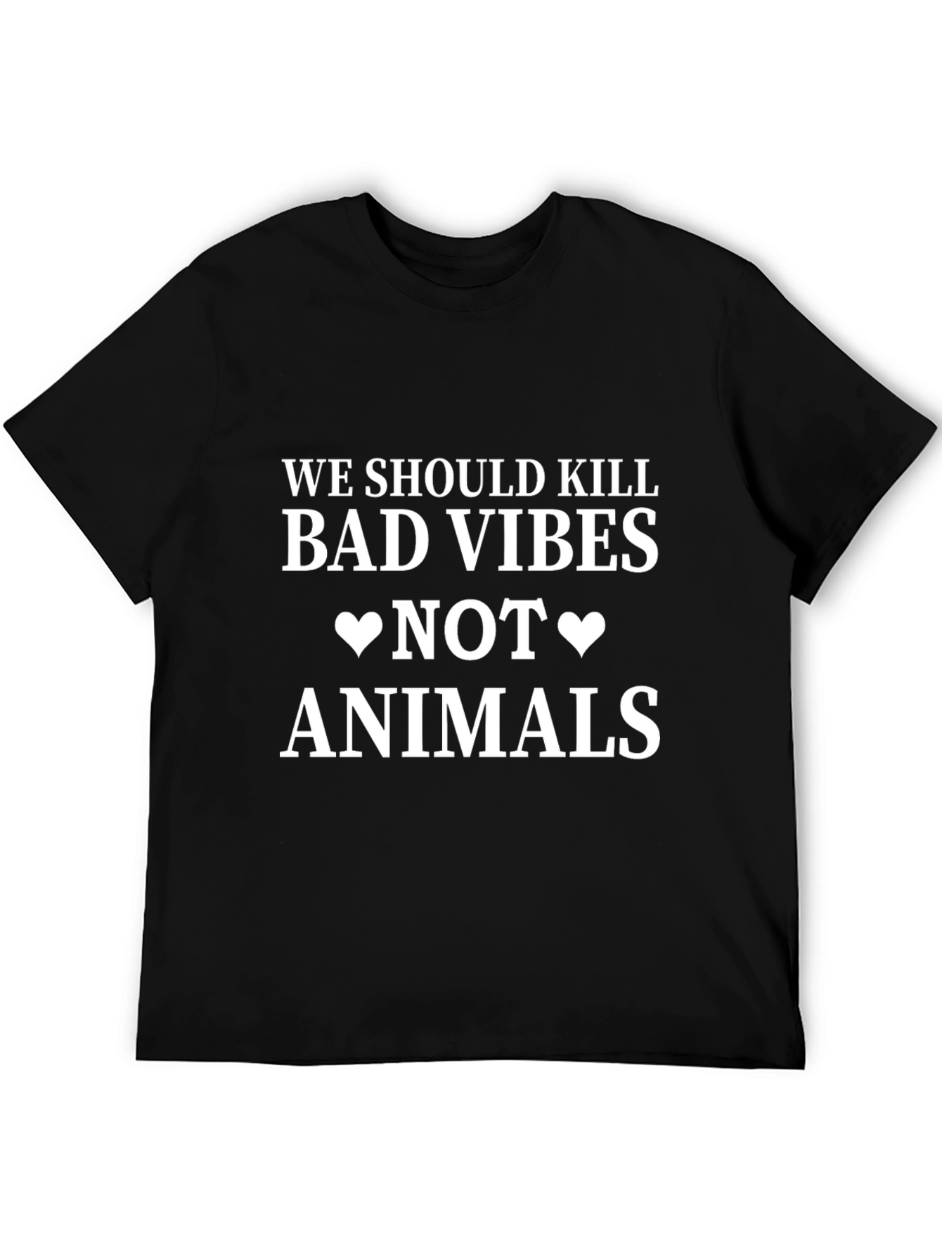 Kill Bad Vibes Black Graphic Tee