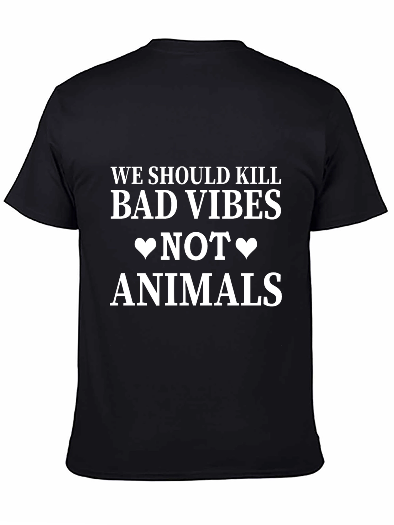 Kill Bad Vibes Black Graphic Tee