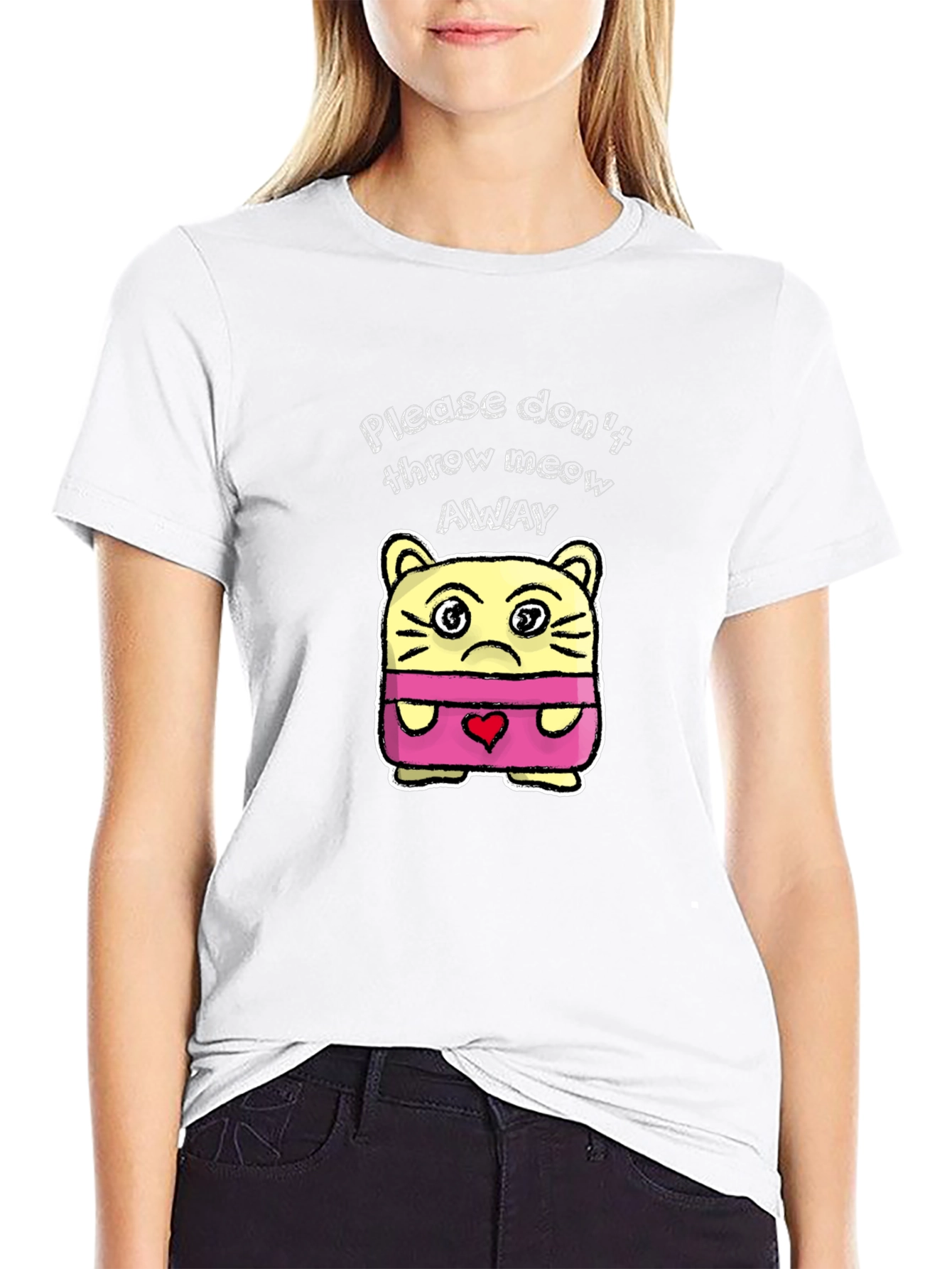 Dont Throw Meow Away Cat T-Shirt