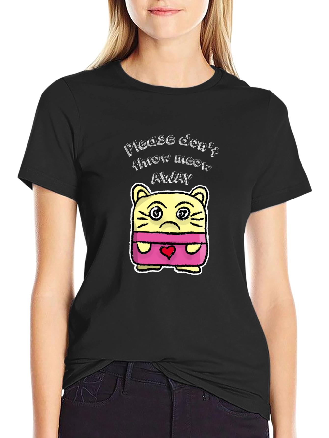 Dont Throw Meow Away Cat T-Shirt