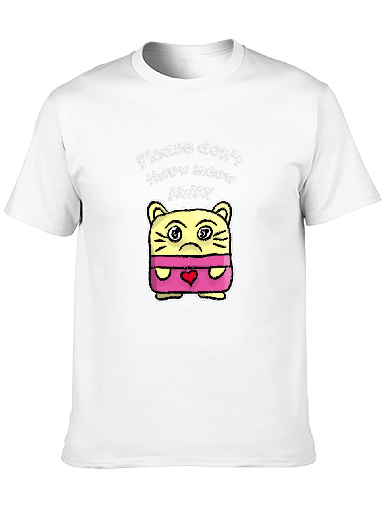 Dont Throw Meow Away Cat T-Shirt