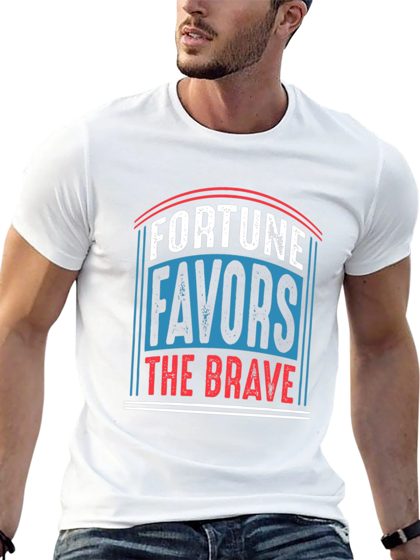 Fortune Favors the Brave Graphic Tee
