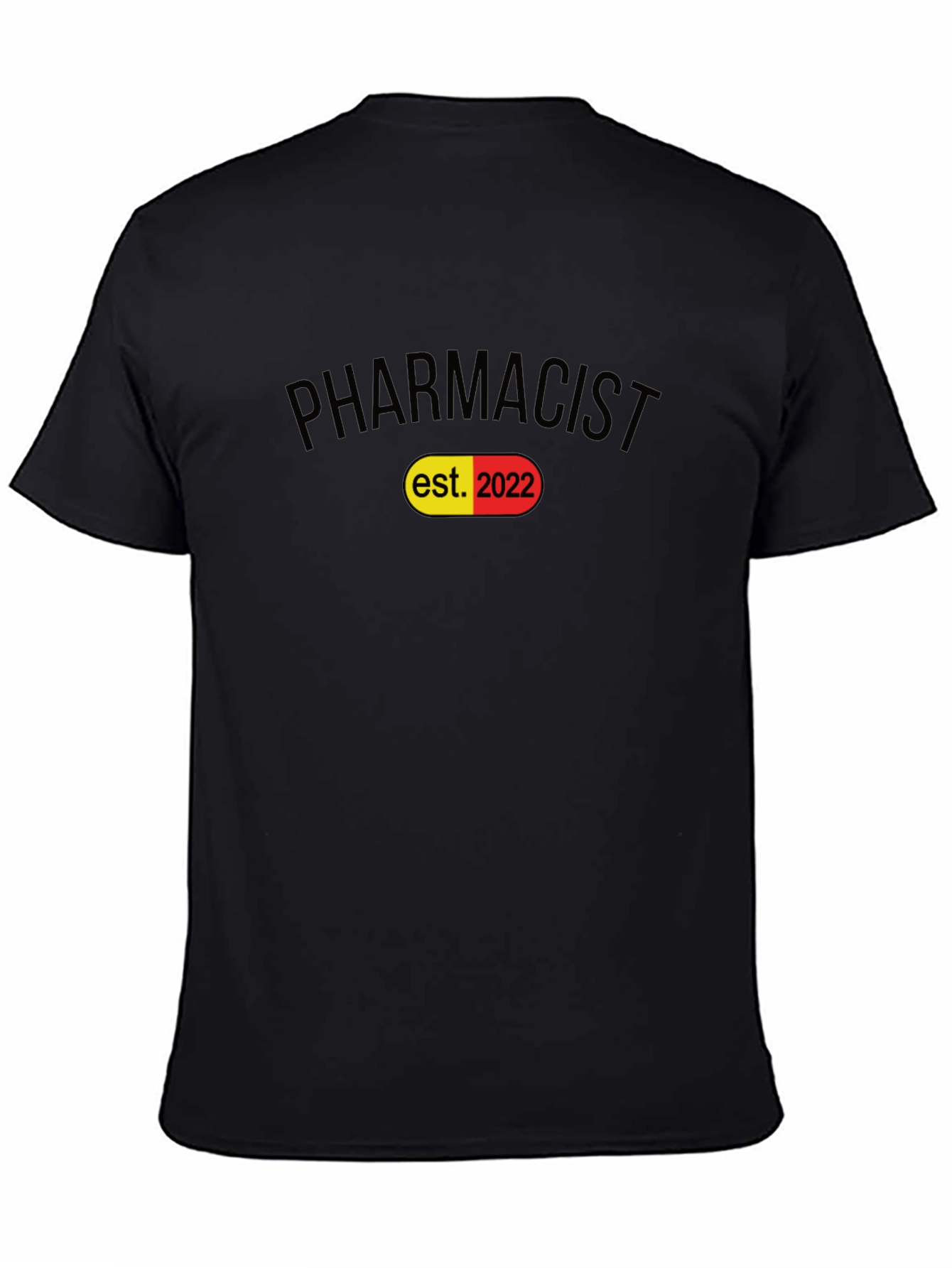 Pharmacist Established 2022 Black T-Shirt