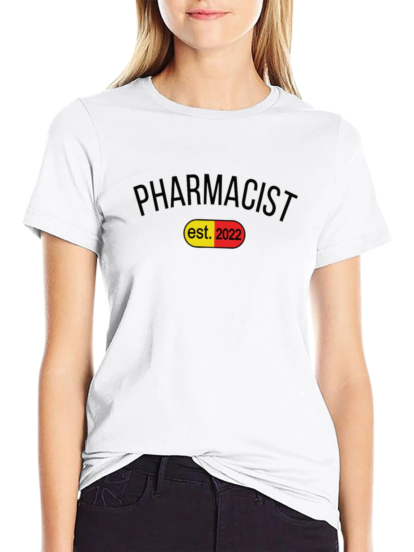 Pharmacist Established 2022 Black T-Shirt
