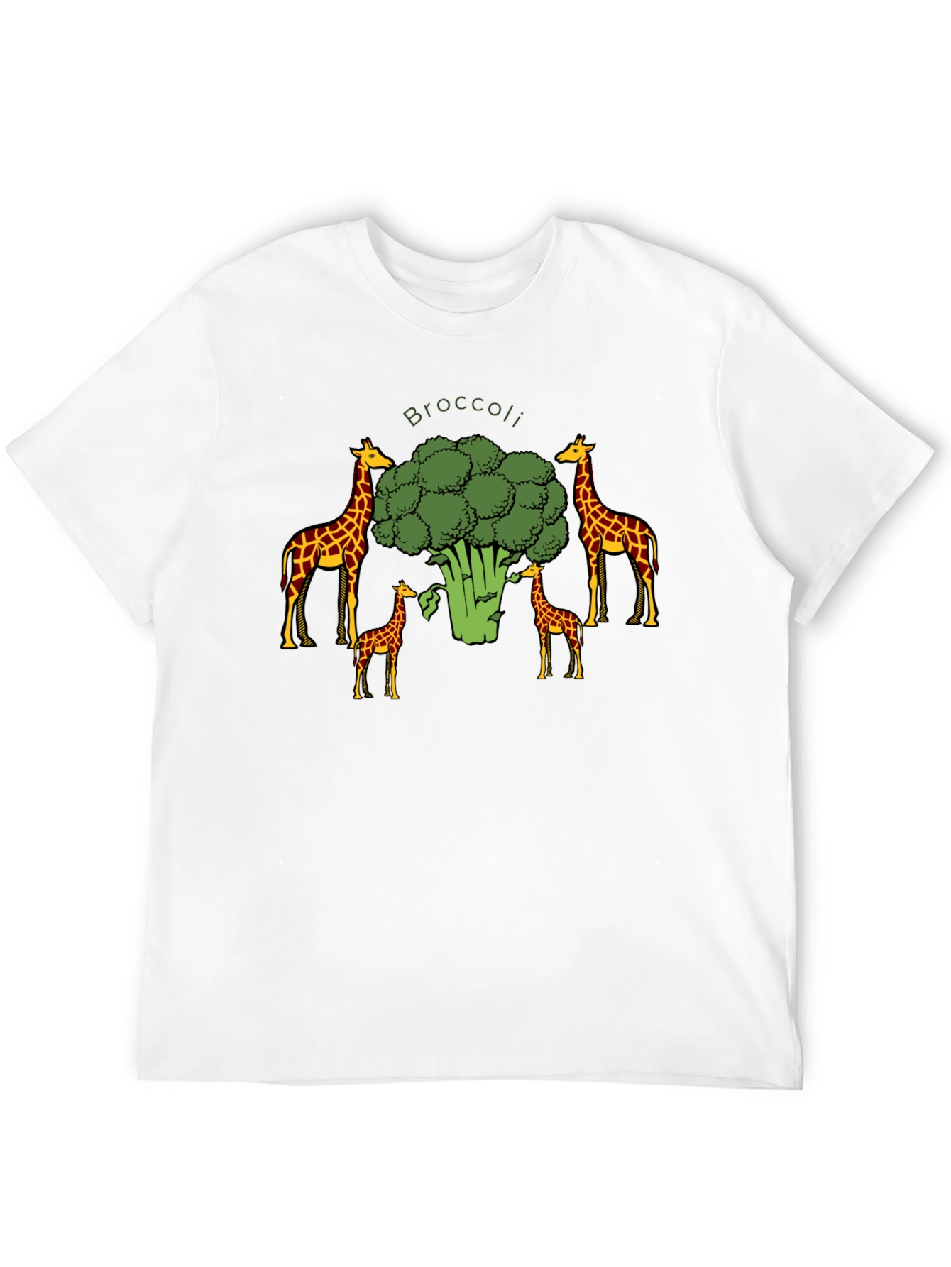 Broccoli Giraffe Graphic Tee