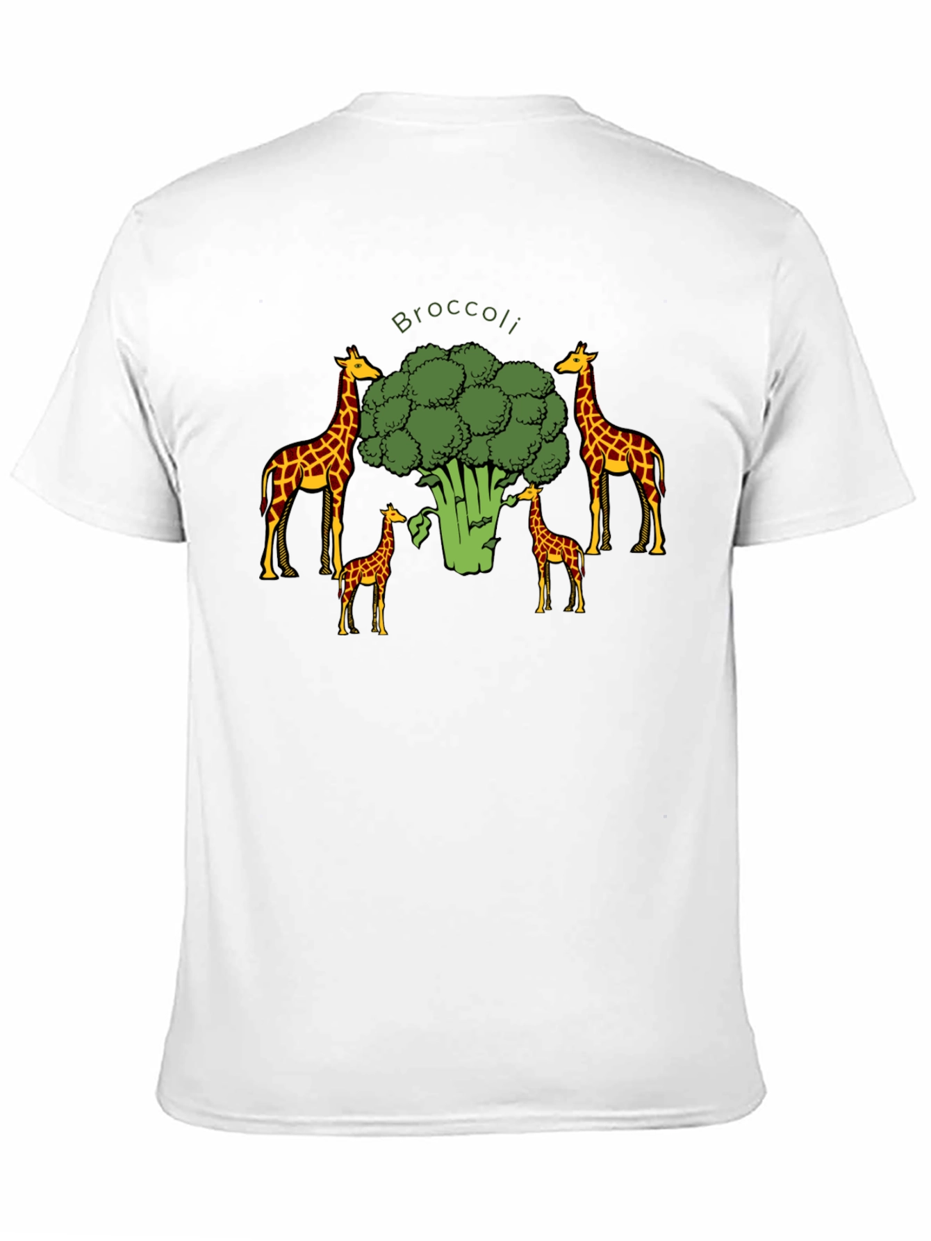 Broccoli Giraffe Graphic Tee