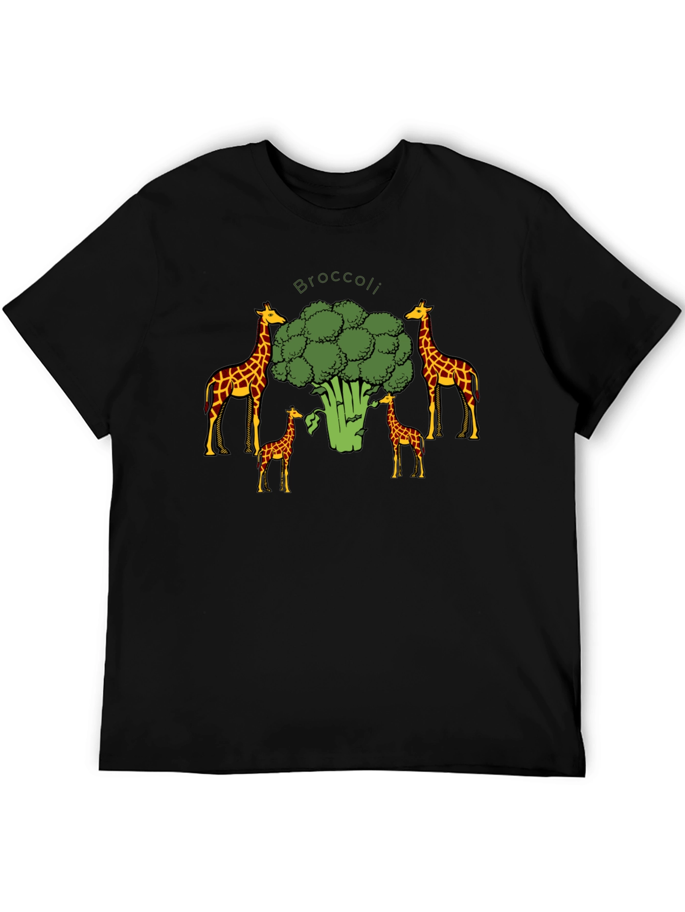 Broccoli Giraffe Graphic Tee