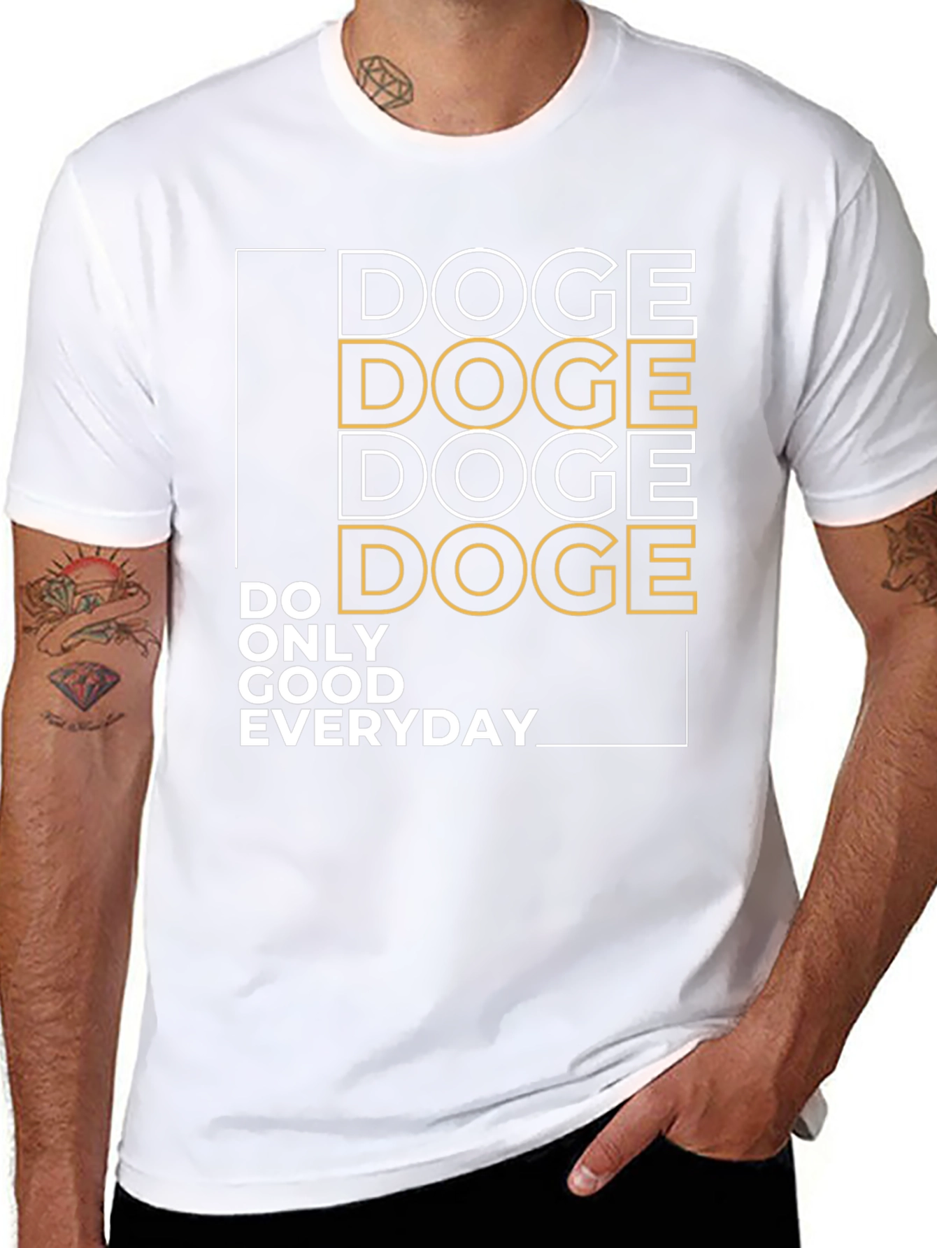 Doge Do Only Good Everyday Graphic Tee