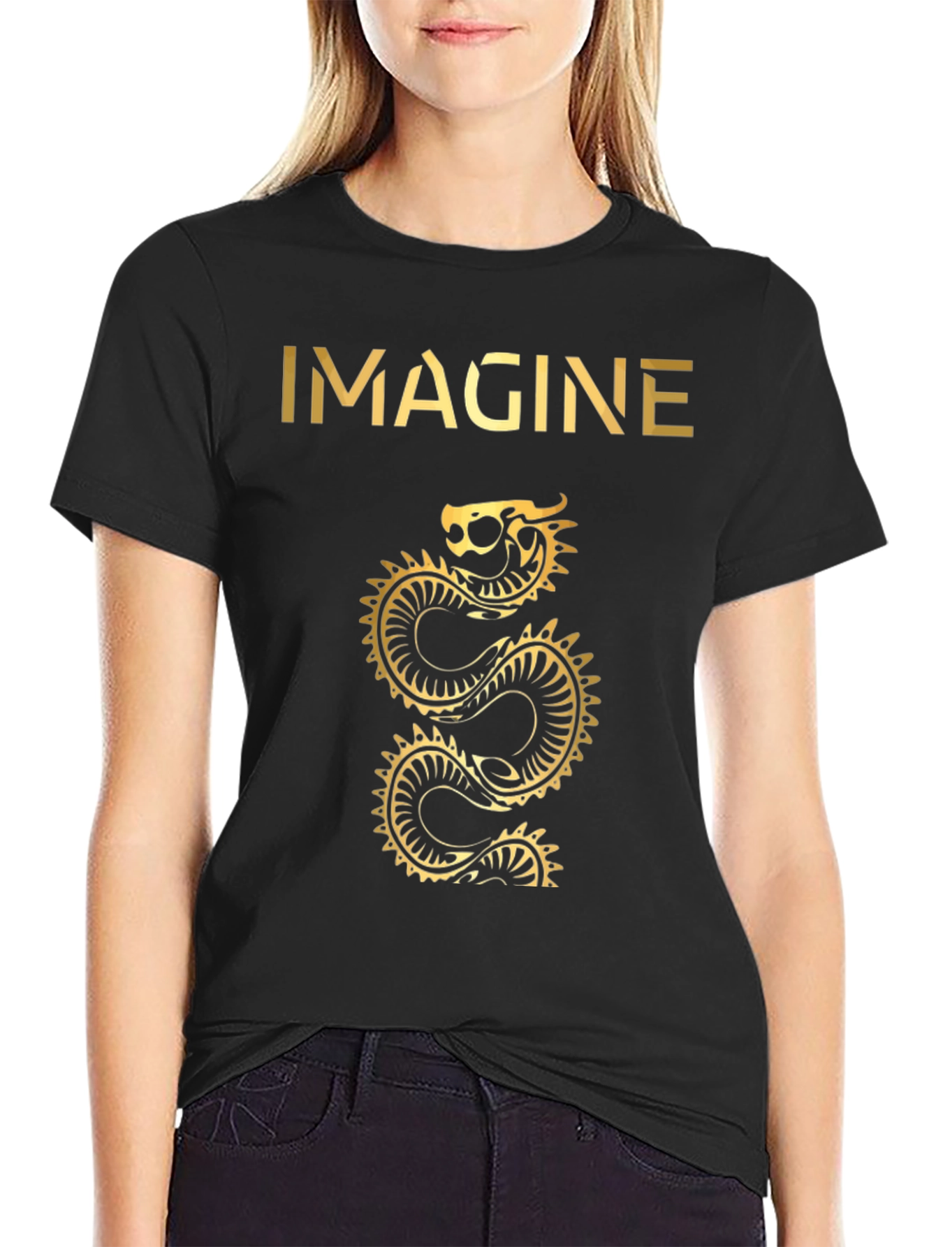 Imagine Dragon Graphic Tee - Premium Cotton Blend