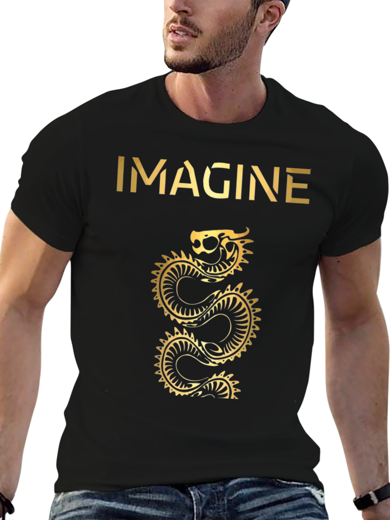 Imagine Dragon Graphic Tee - Premium Cotton Blend