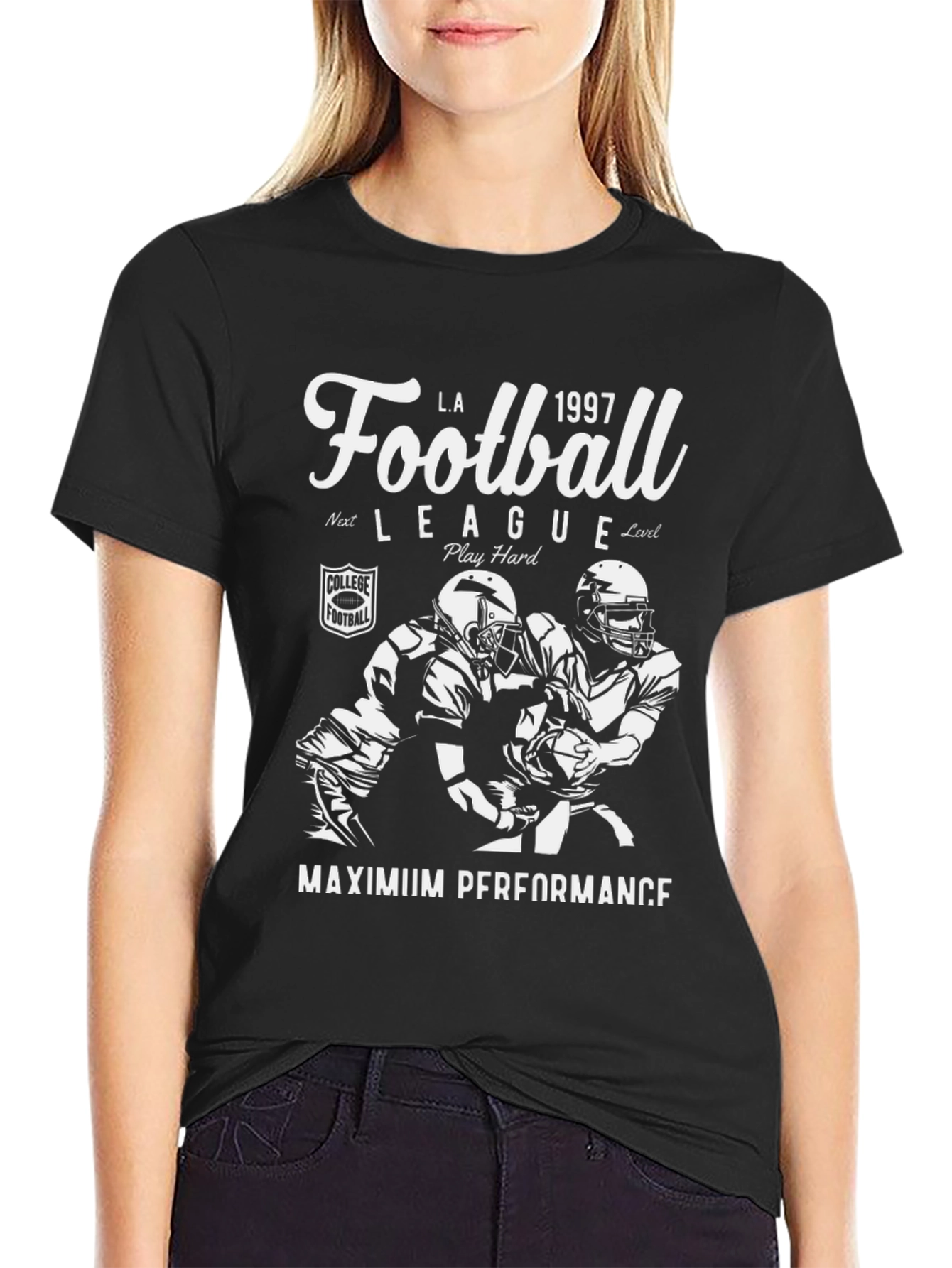 LA Football 1997 Graphic Print T-Shirt