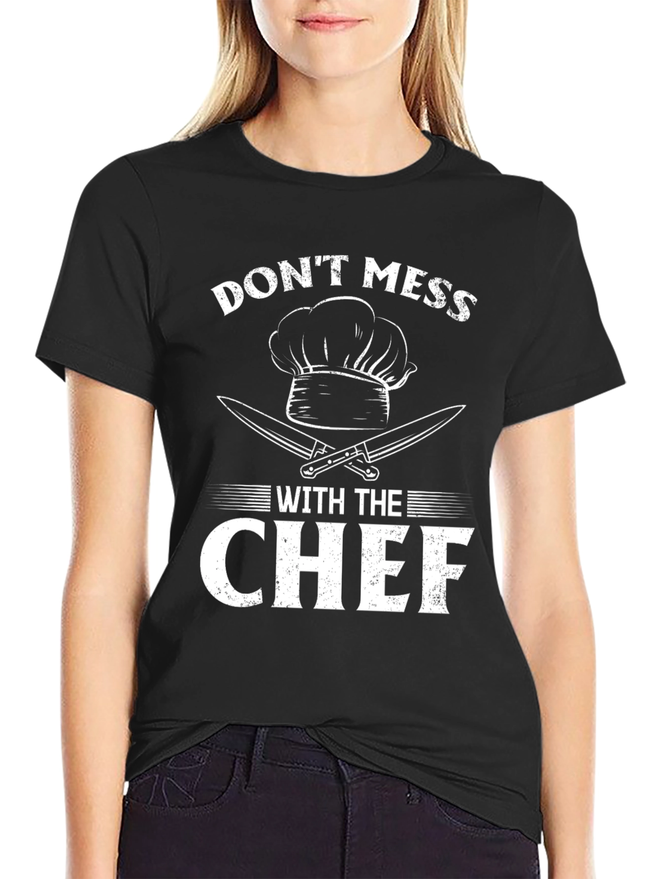 Dont Mess With The Chef T-Shirt Funny Cooking Shirt