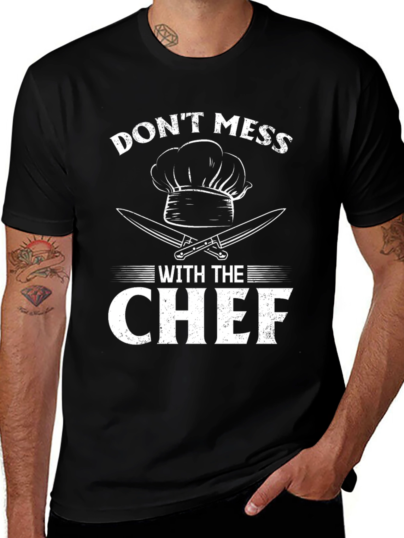 Dont Mess With The Chef T-Shirt Funny Cooking Shirt