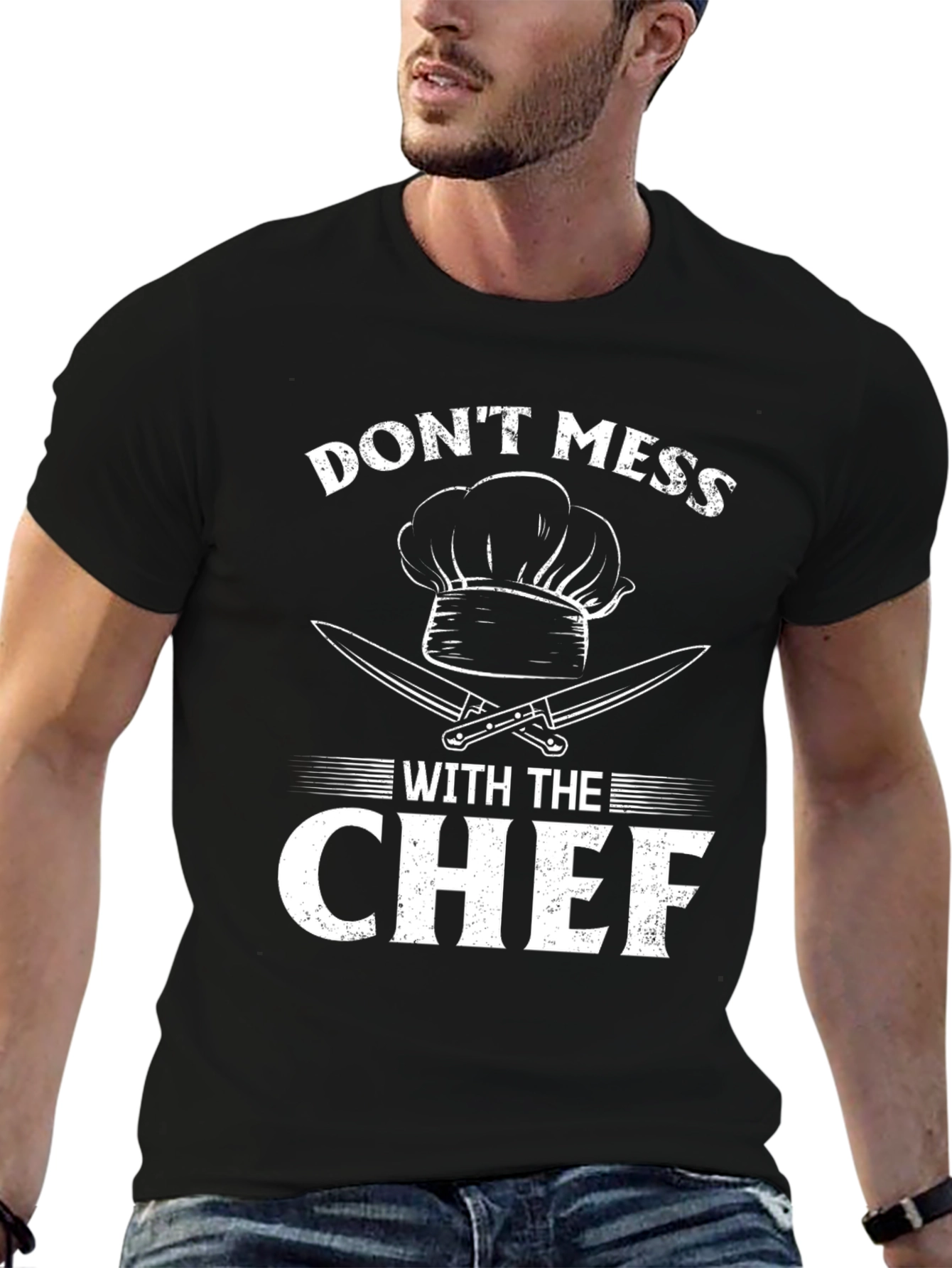 Dont Mess With The Chef T-Shirt Funny Cooking Shirt