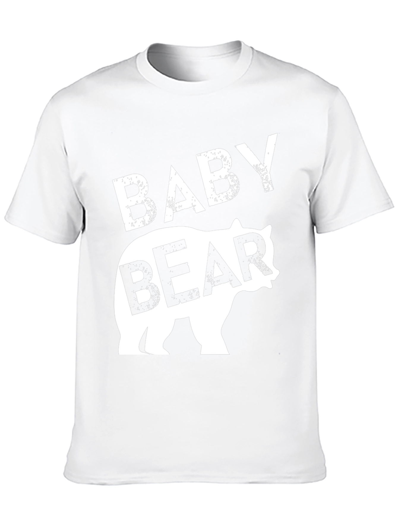 Baby Bear Graphic Tee - Black Cotton T-Shirt
