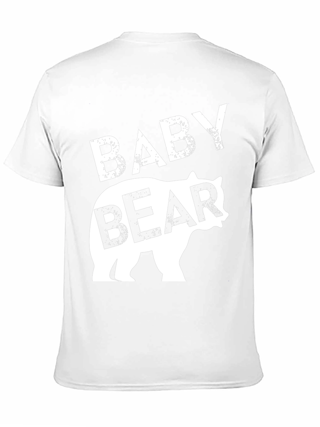 Baby Bear Graphic Tee - Black Cotton T-Shirt