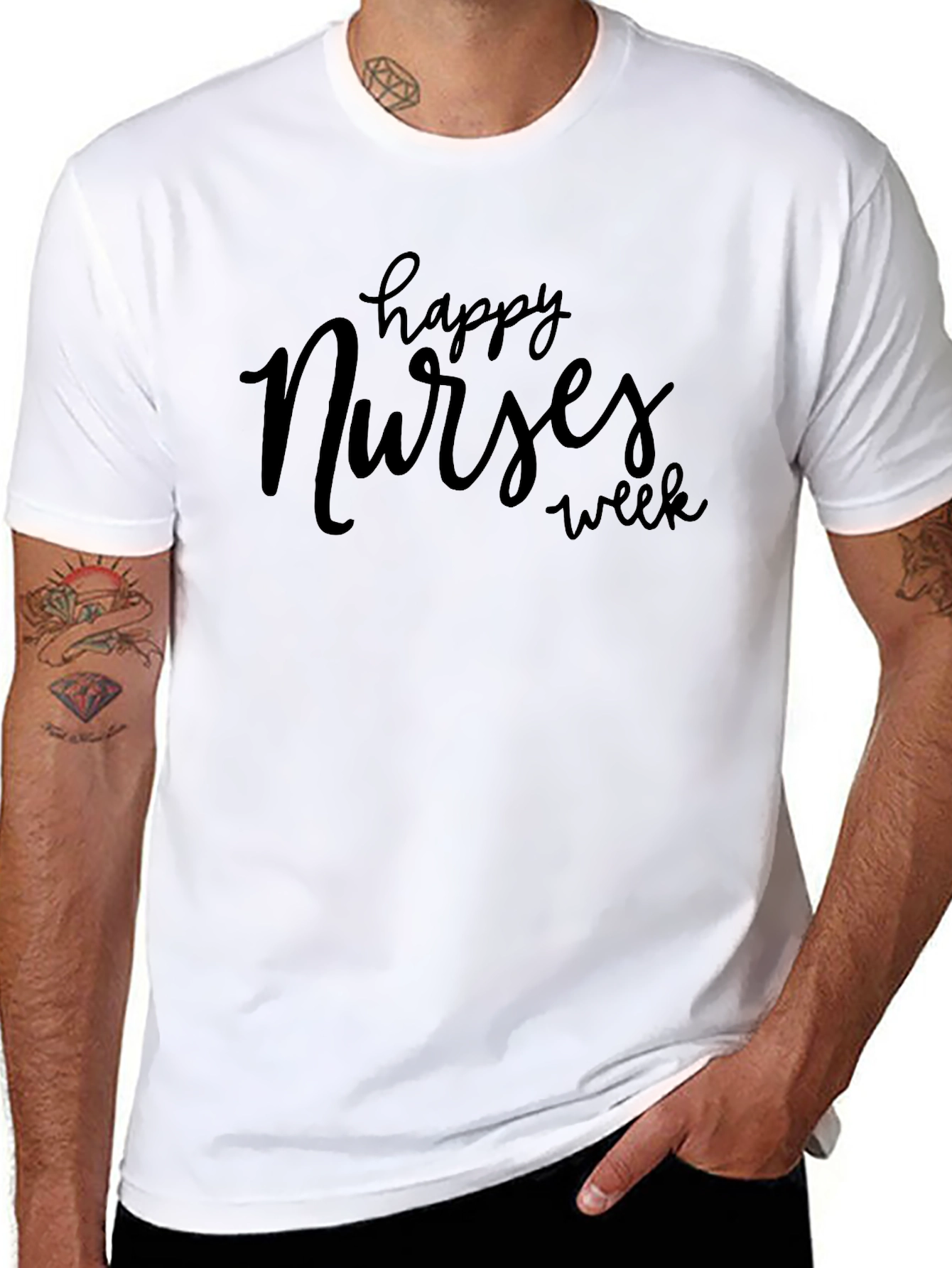 Happy Nurses Week T-Shirt - Soft Cotton Blend