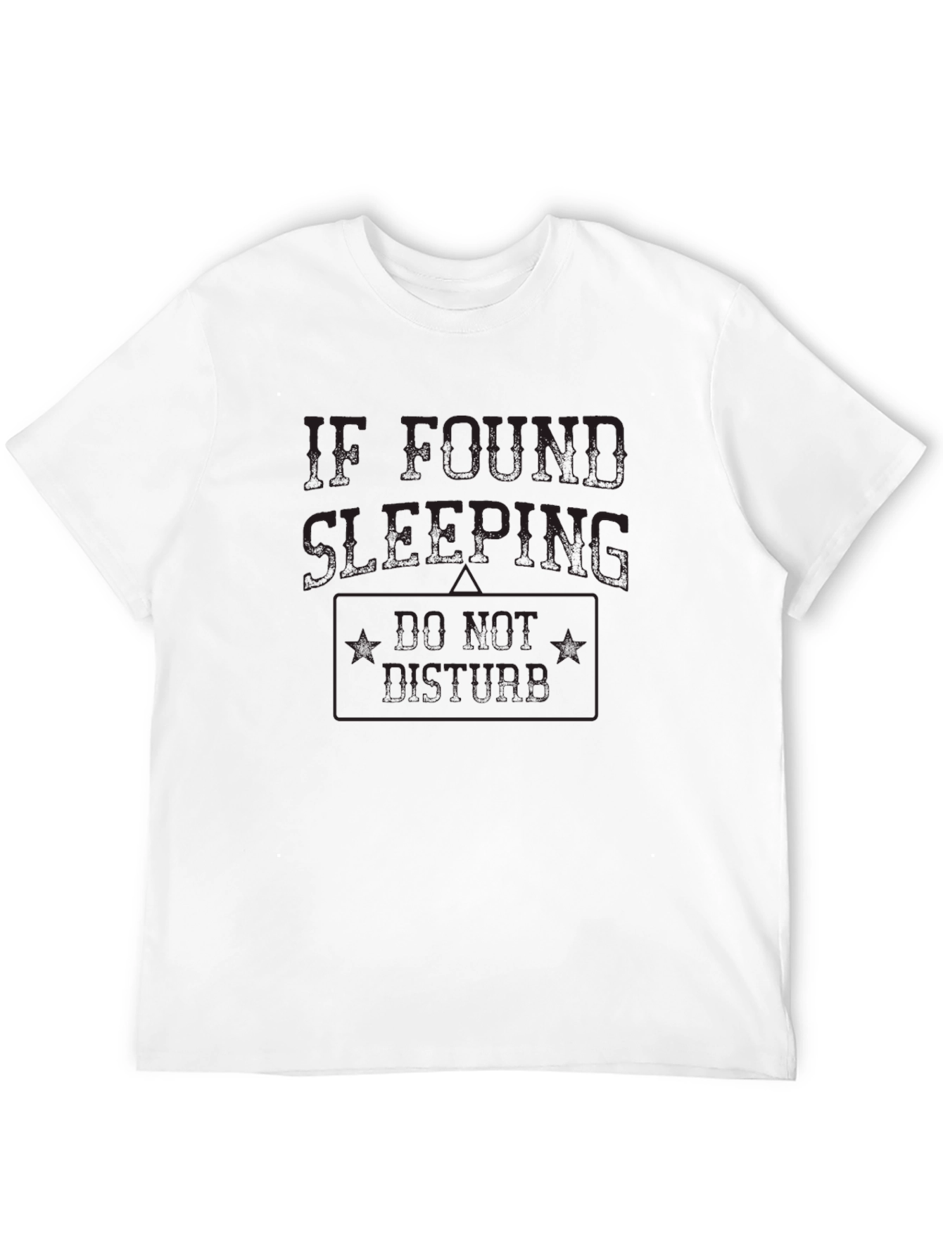 Funny Sleeping Graphic T-Shirt - Do Not Disturb