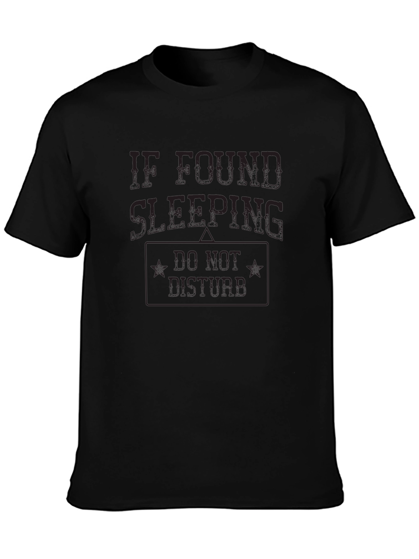 Funny Sleeping Graphic T-Shirt - Do Not Disturb