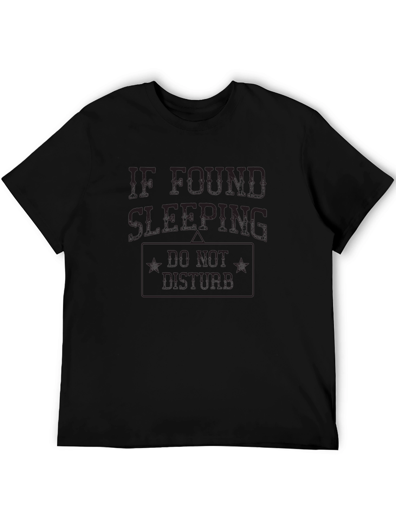 Funny Sleeping Graphic T-Shirt - Do Not Disturb