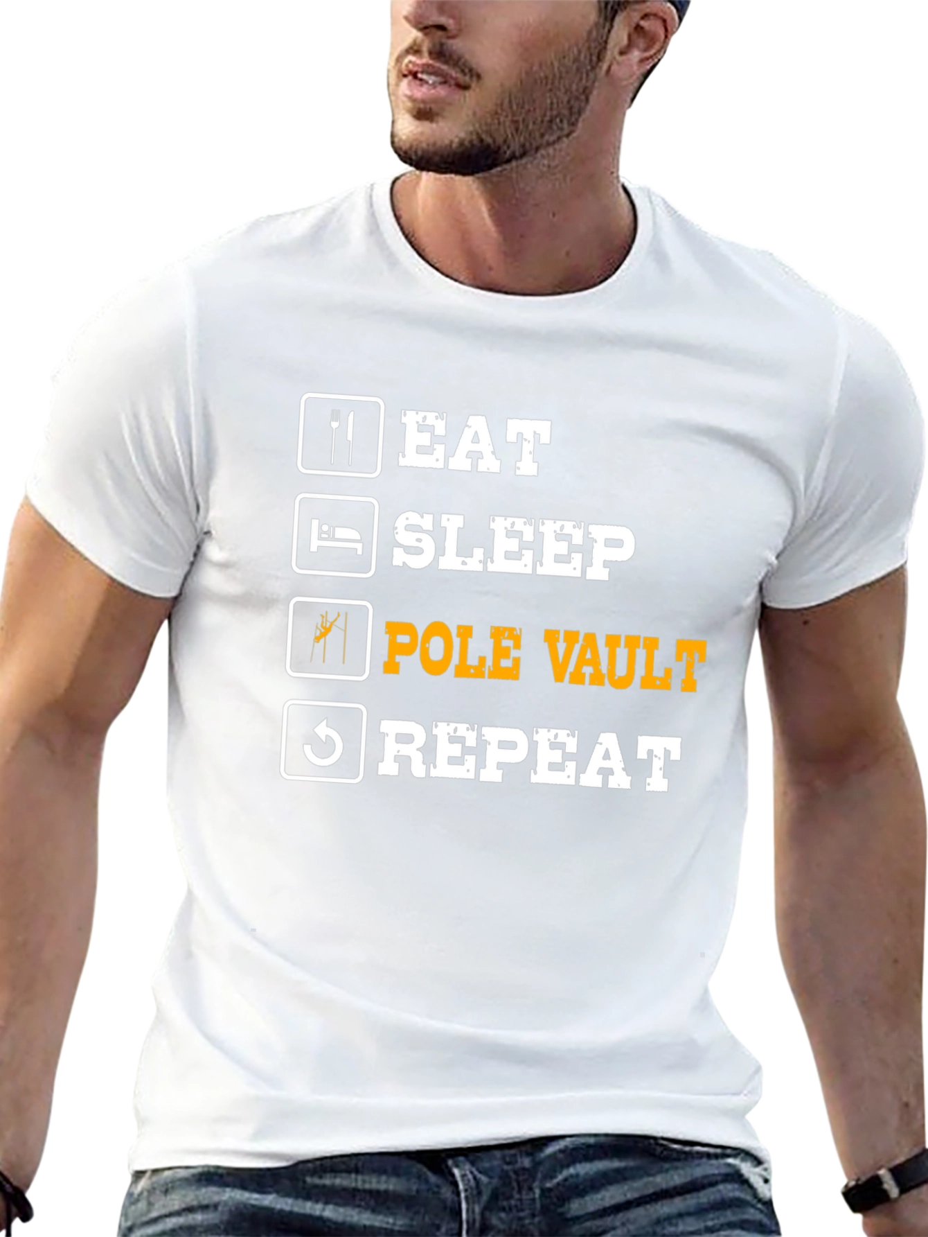 Eat Sleep Pole Vault Repeat T-Shirt