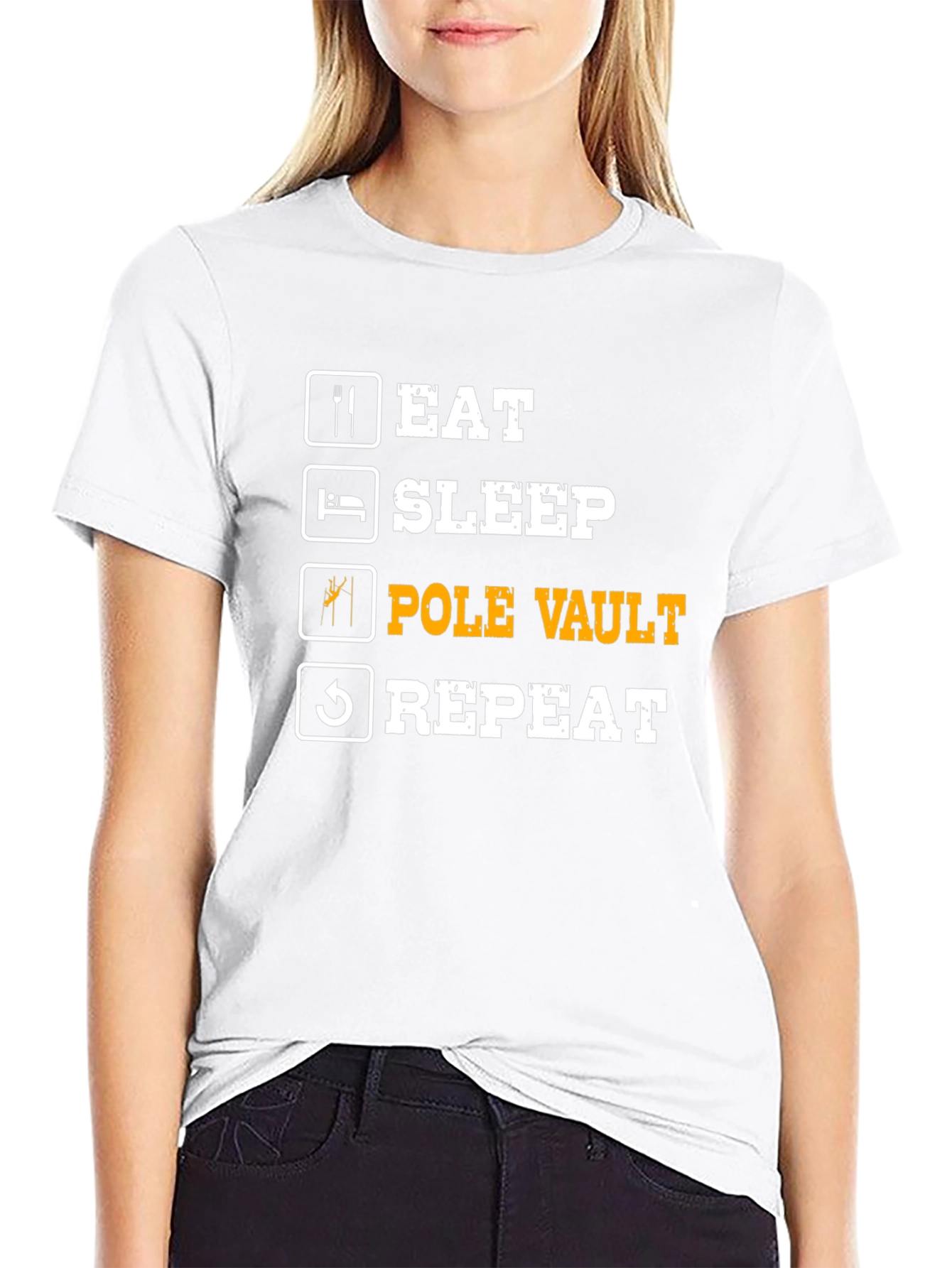 Eat Sleep Pole Vault Repeat T-Shirt