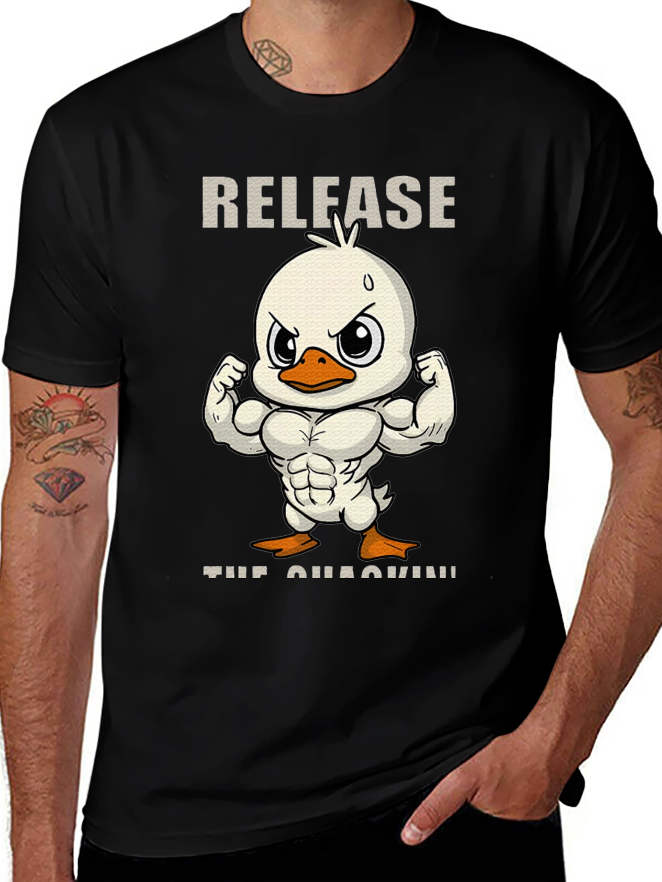 Release the Quackin Funny Duck T-Shirt
