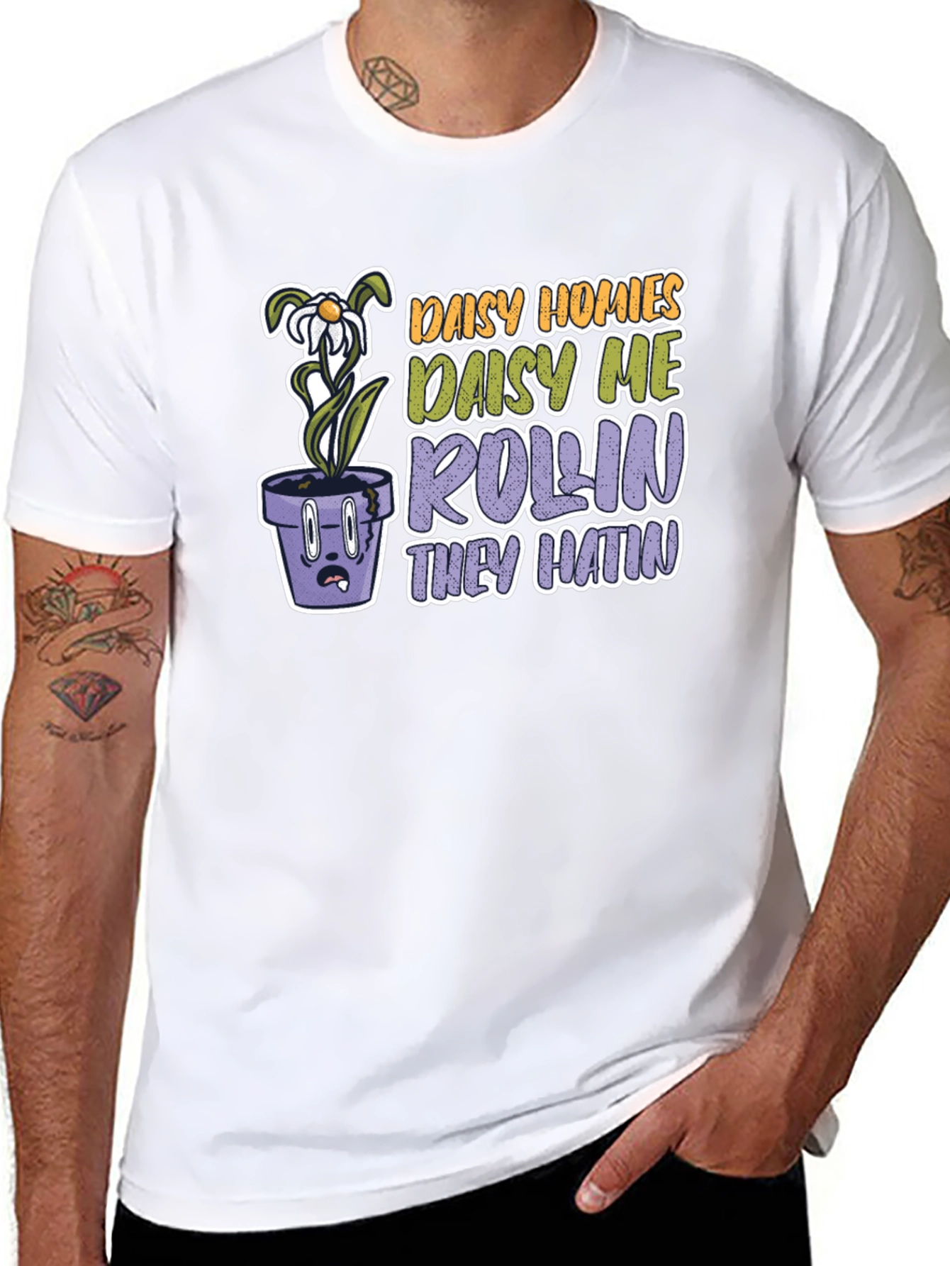 Daisy Homies Graphic T-Shirt - Funny Tee