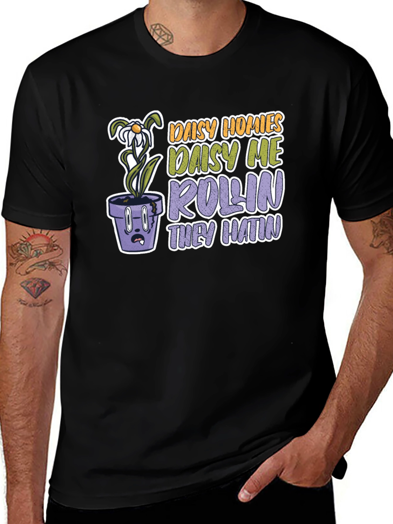 Daisy Homies Graphic T-Shirt - Funny Tee