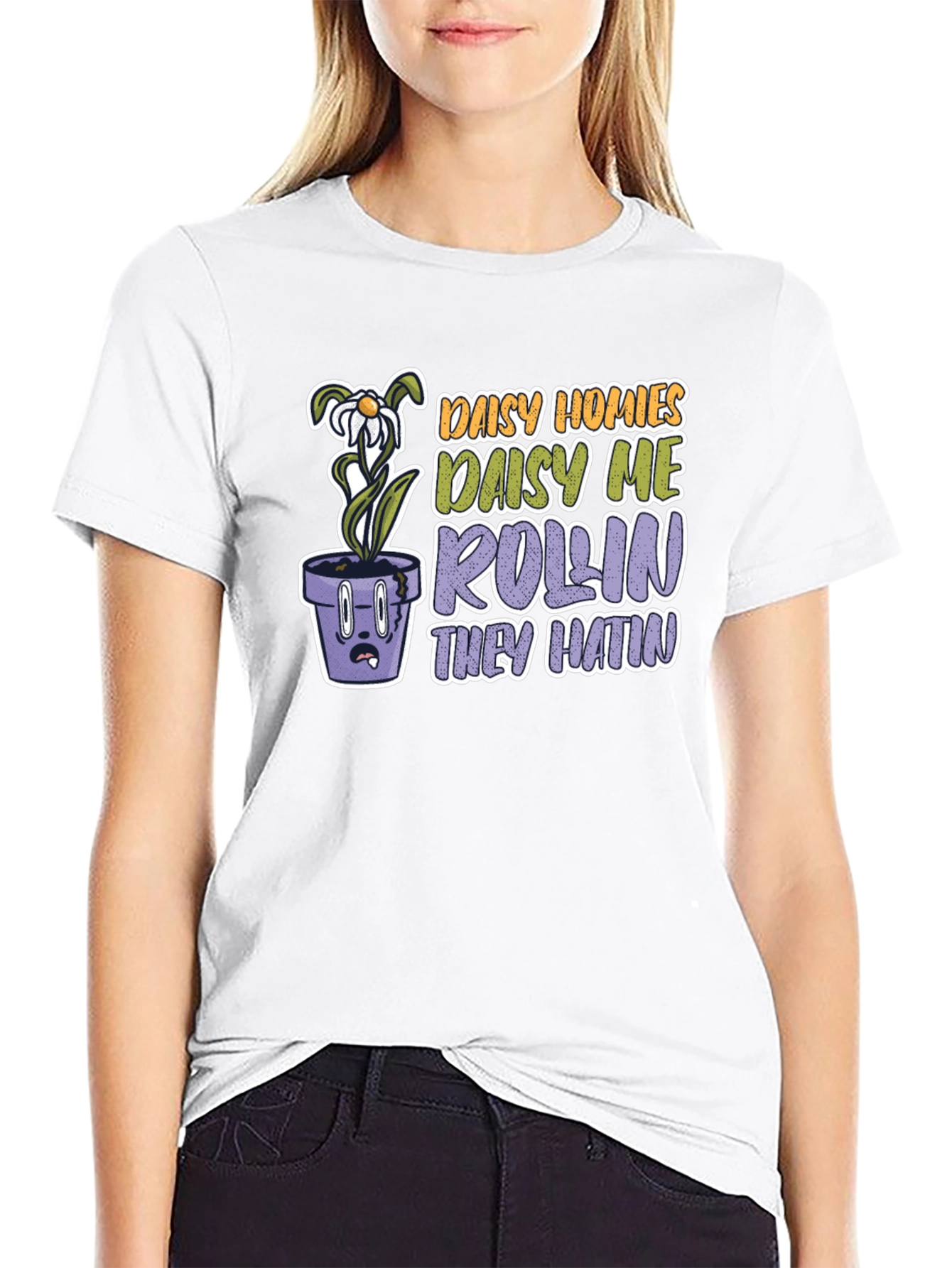 Daisy Homies Graphic T-Shirt - Funny Tee