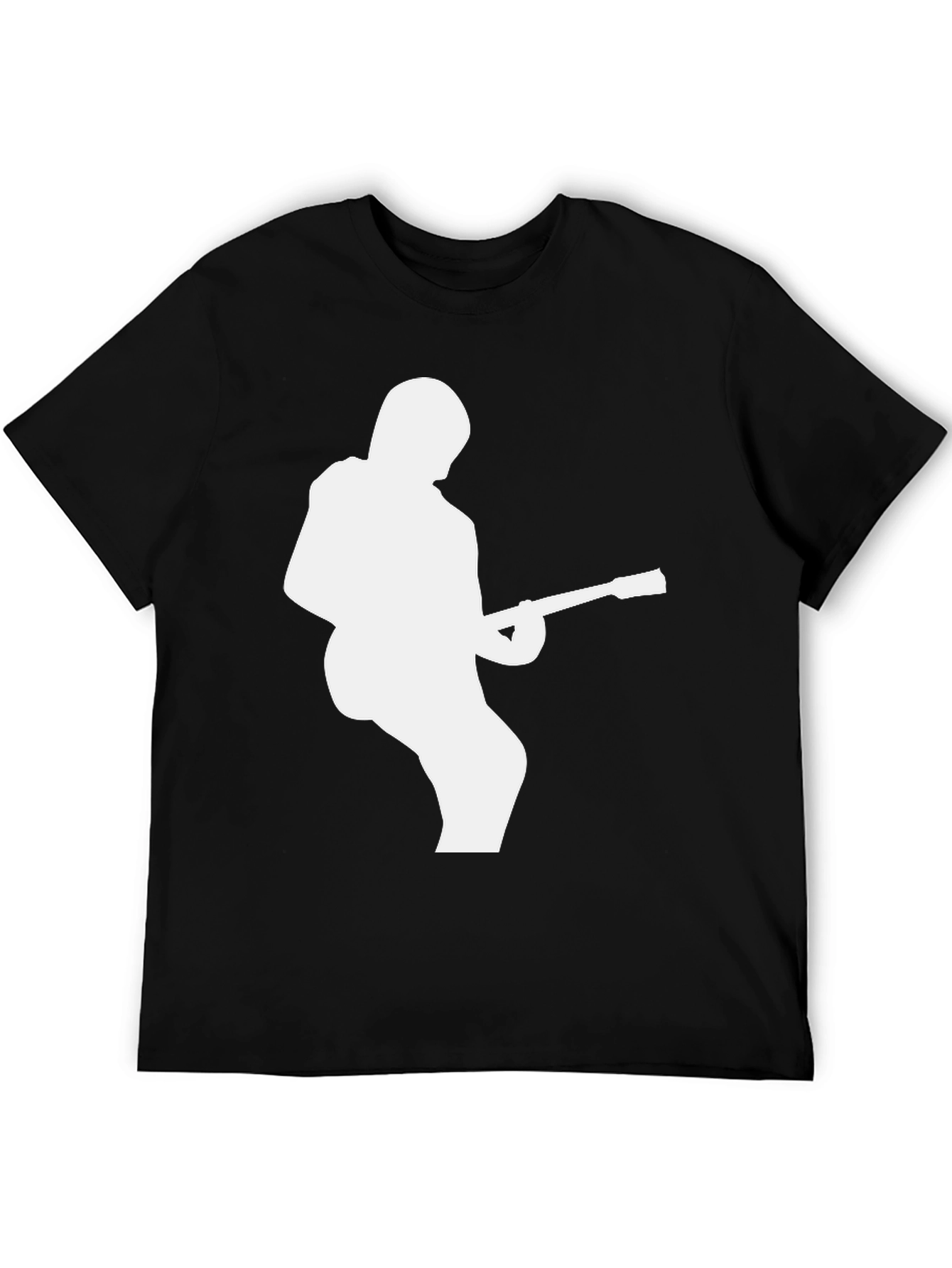 Guitarist Silhouette Black T-Shirt