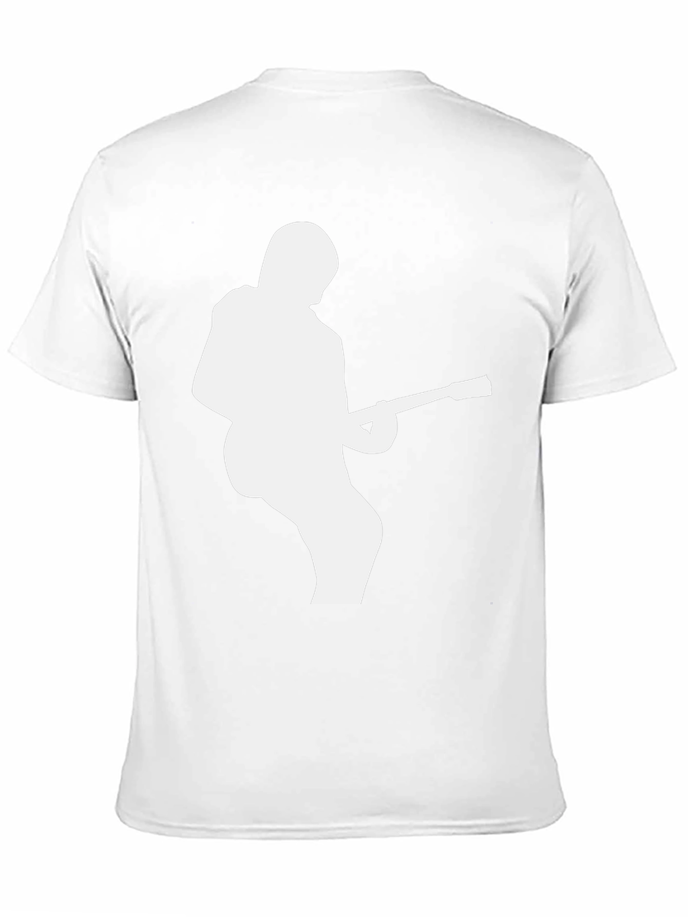 Guitarist Silhouette Black T-Shirt